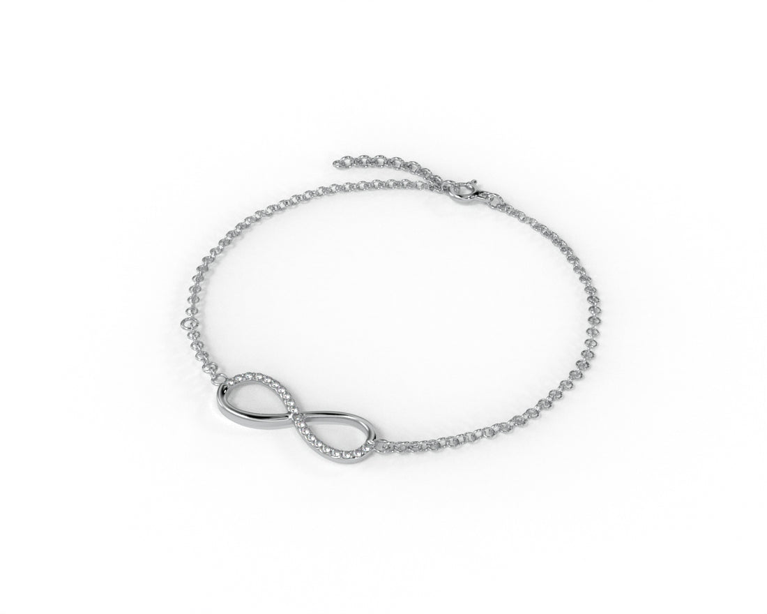 Orope’s Minimlist Infinity Bracelet made with 925 Pure Sterling Silver