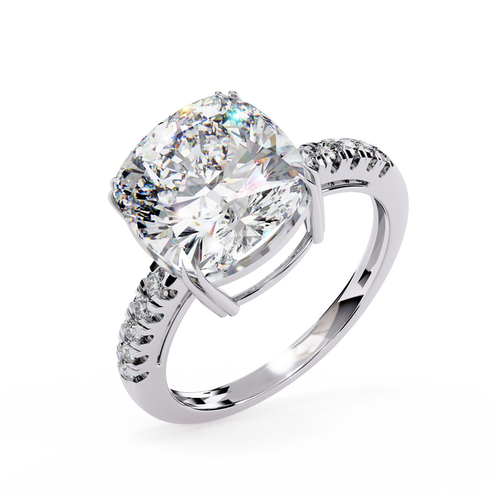 Modern Luxe Emerald-Cut Silver Ring | 925 Sterling Silver