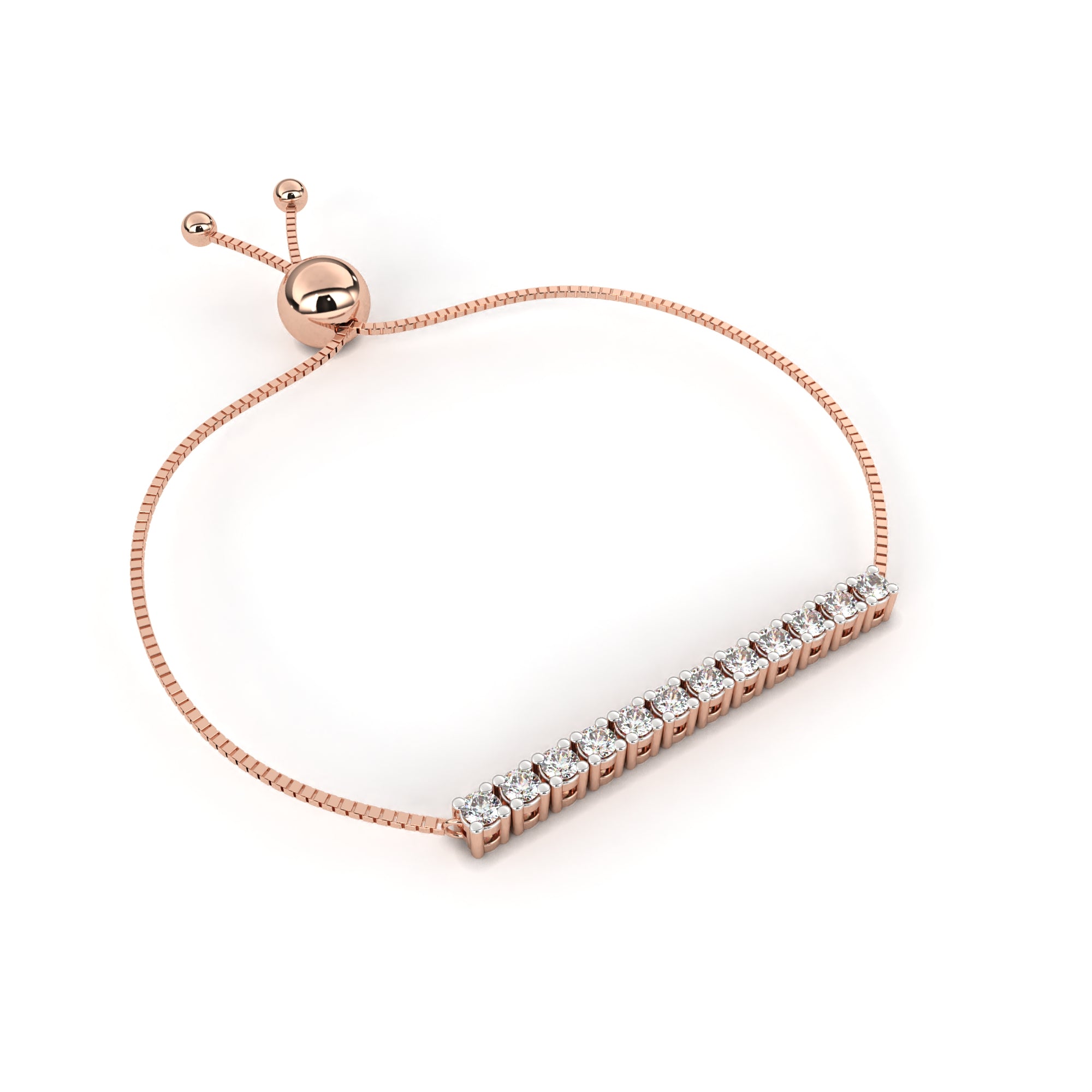 Pure Spark Bar Tennis Bracelet | 925 Sterling Silver