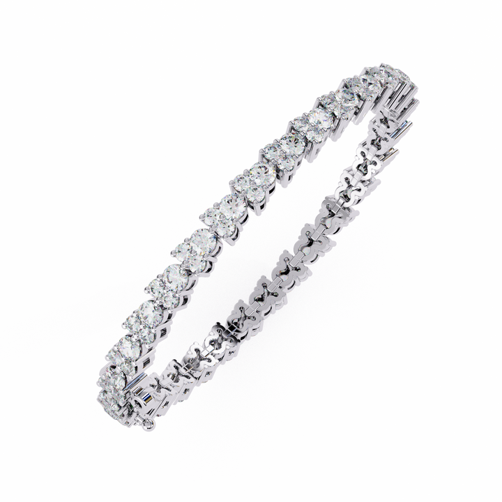 Diamond Look Tennis Bracelet