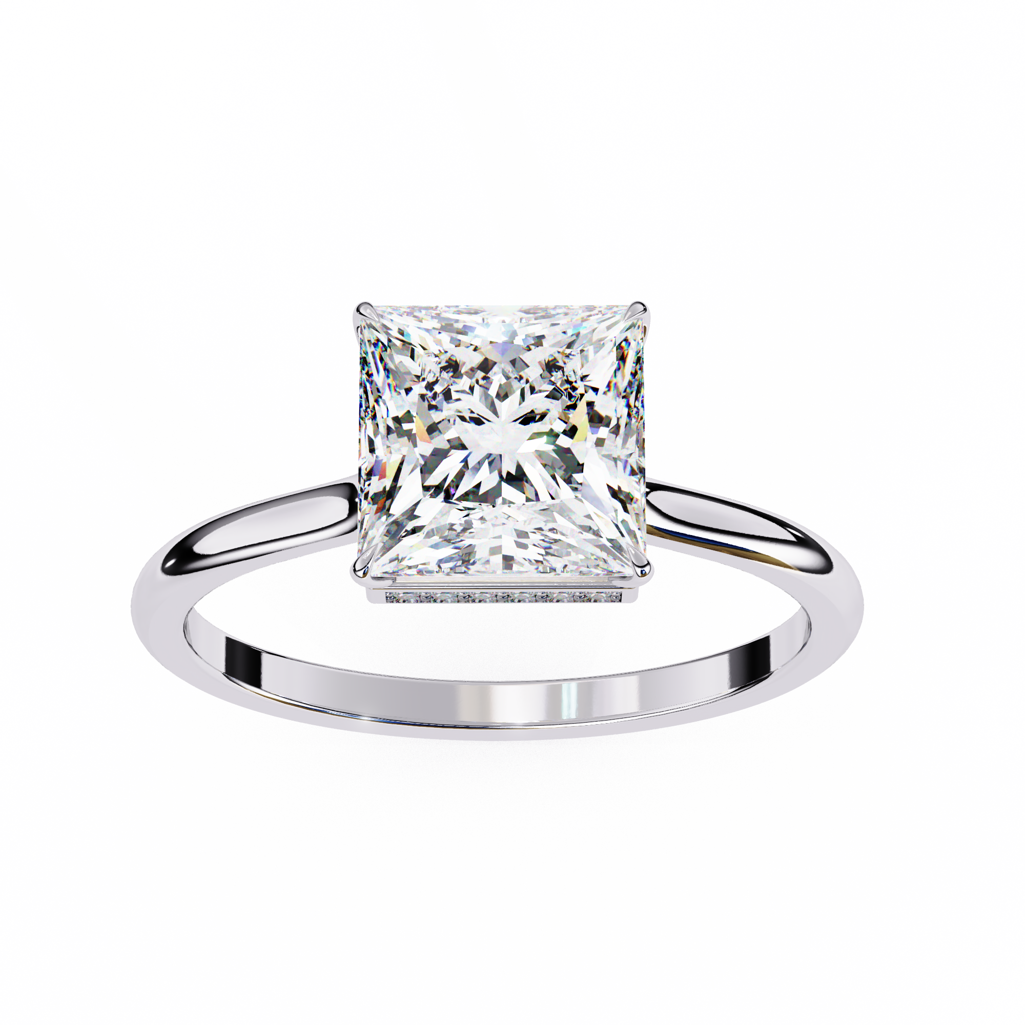 Signature Princess-Cut Ring | 925 Sterling Silver