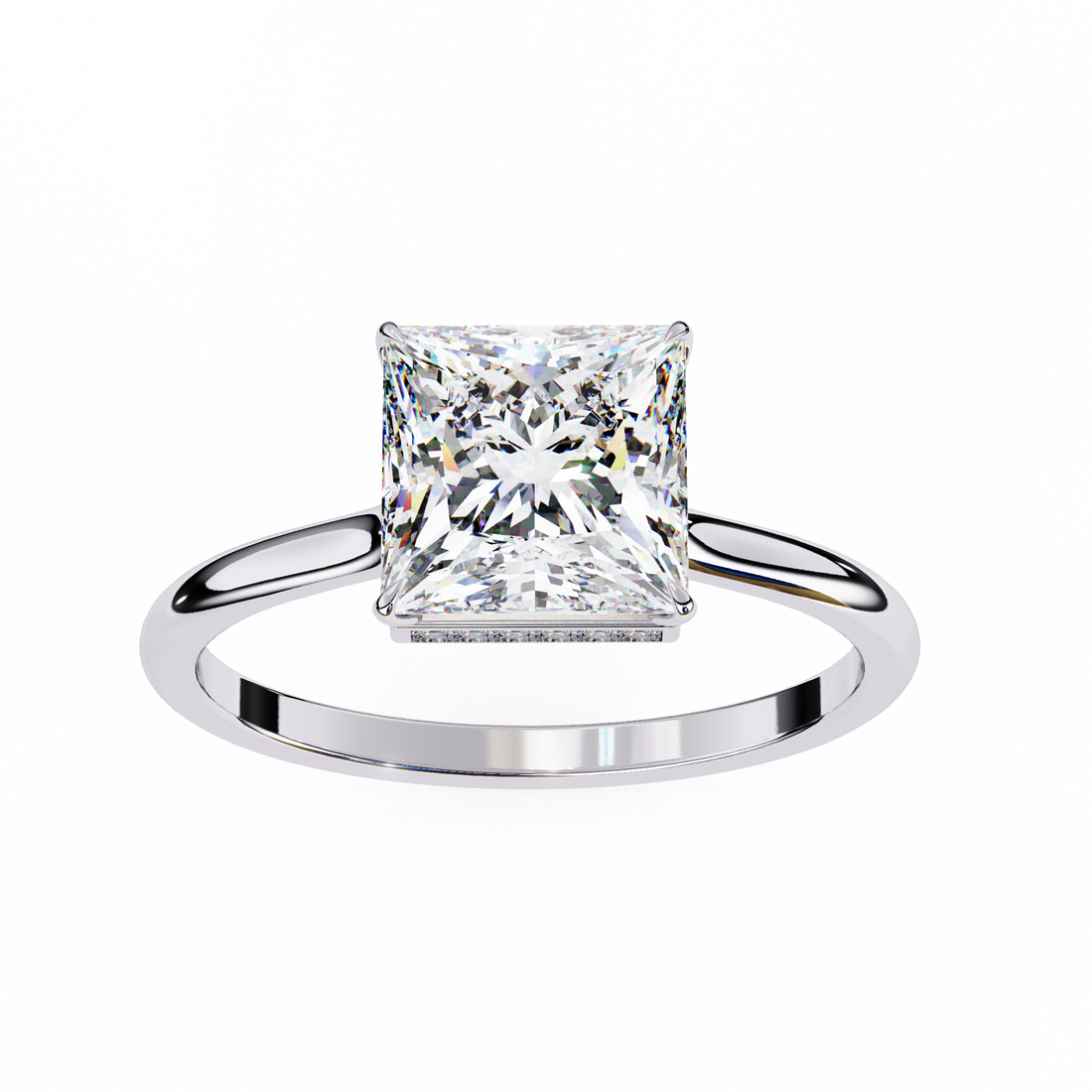Signature Princess-Cut Ring | 925 Sterling Silver