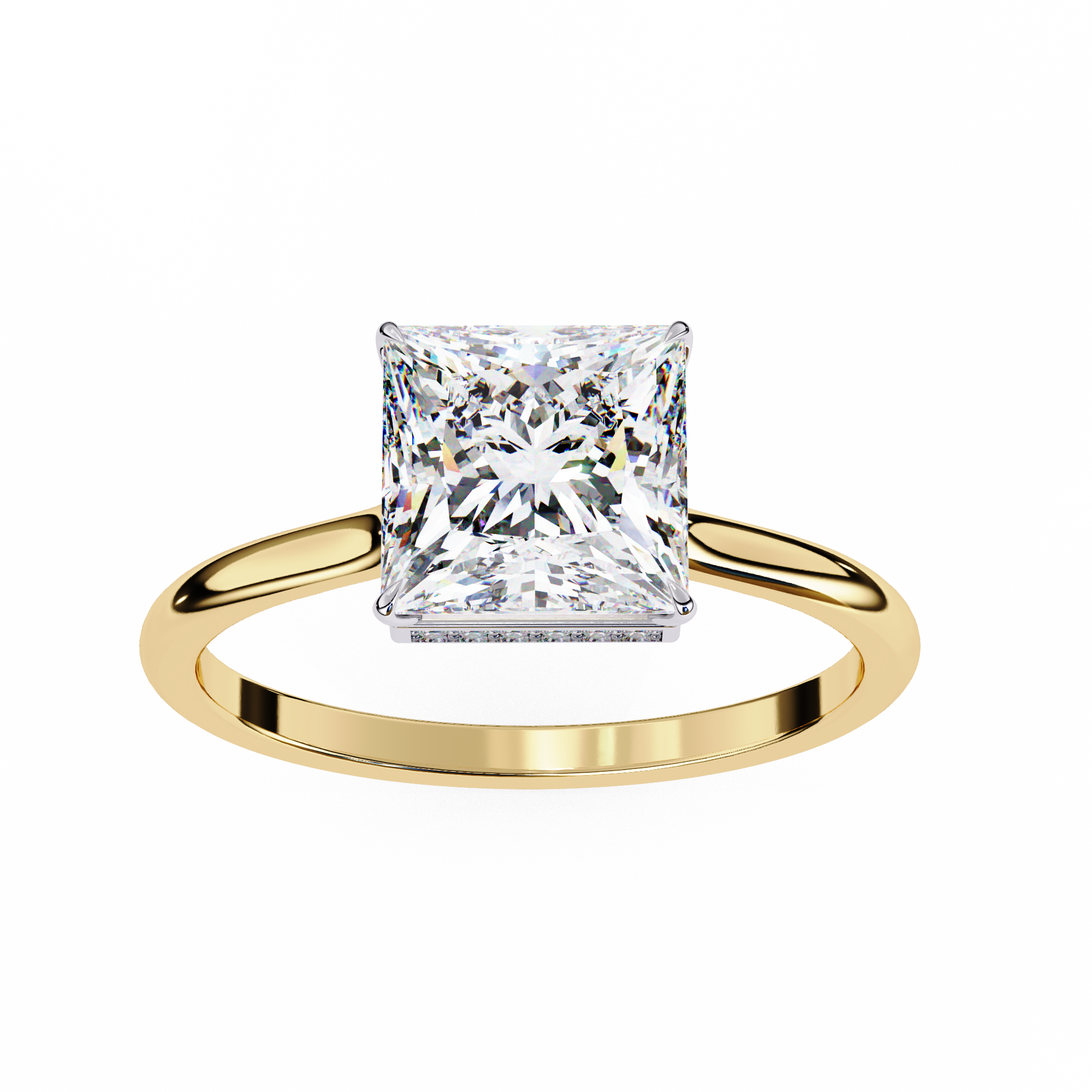 Signature Princess-Cut Ring | 925 Sterling Silver