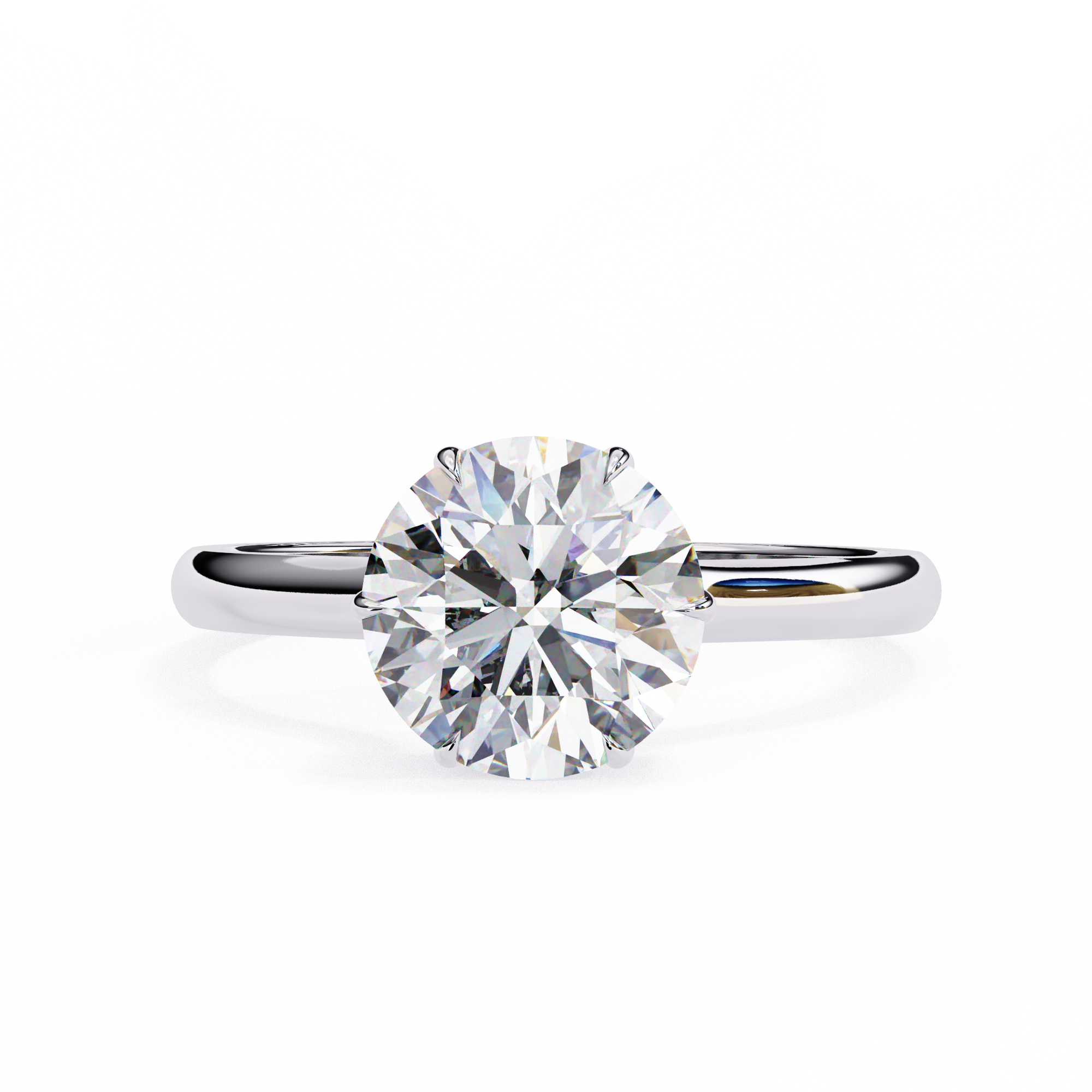 Oropé Classic Radiance Solitaire Ring | 925 Pure Sterling Silver