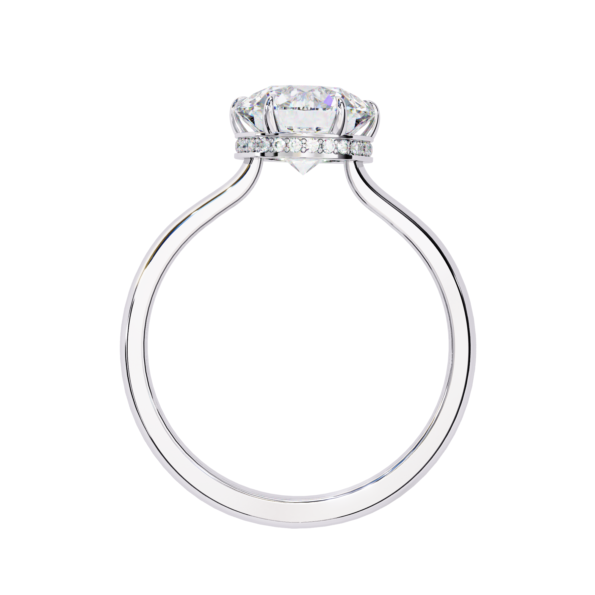 Oropé Classic Radiance Solitaire Ring | 925 Pure Sterling Silver