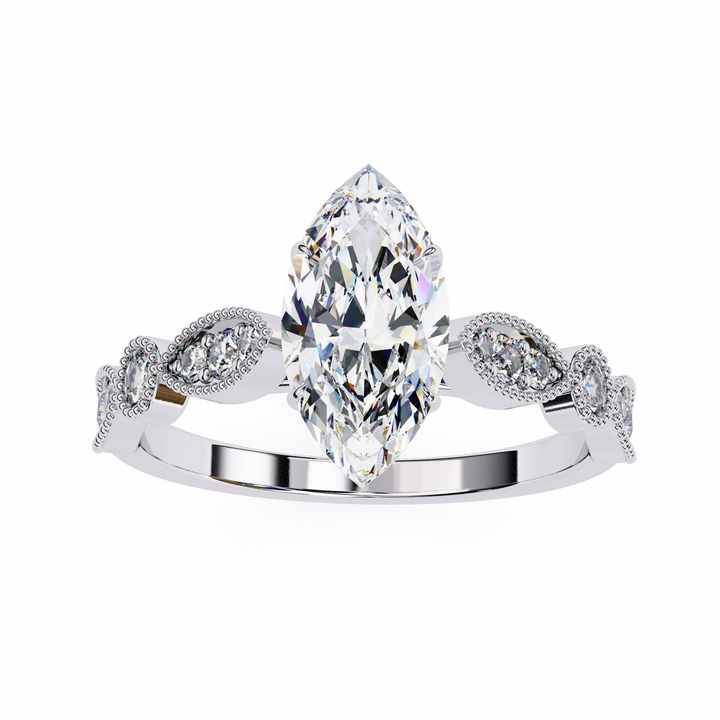 Oropé Classic Radiance Marquise Solitaire Ring | 925 Pure Sterling Silver