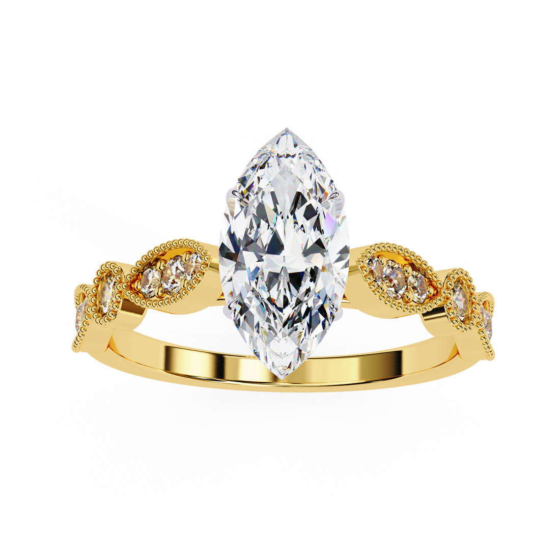 Oropé Classic Radiance Marquise Solitaire Ring | 925 Pure Sterling Silver