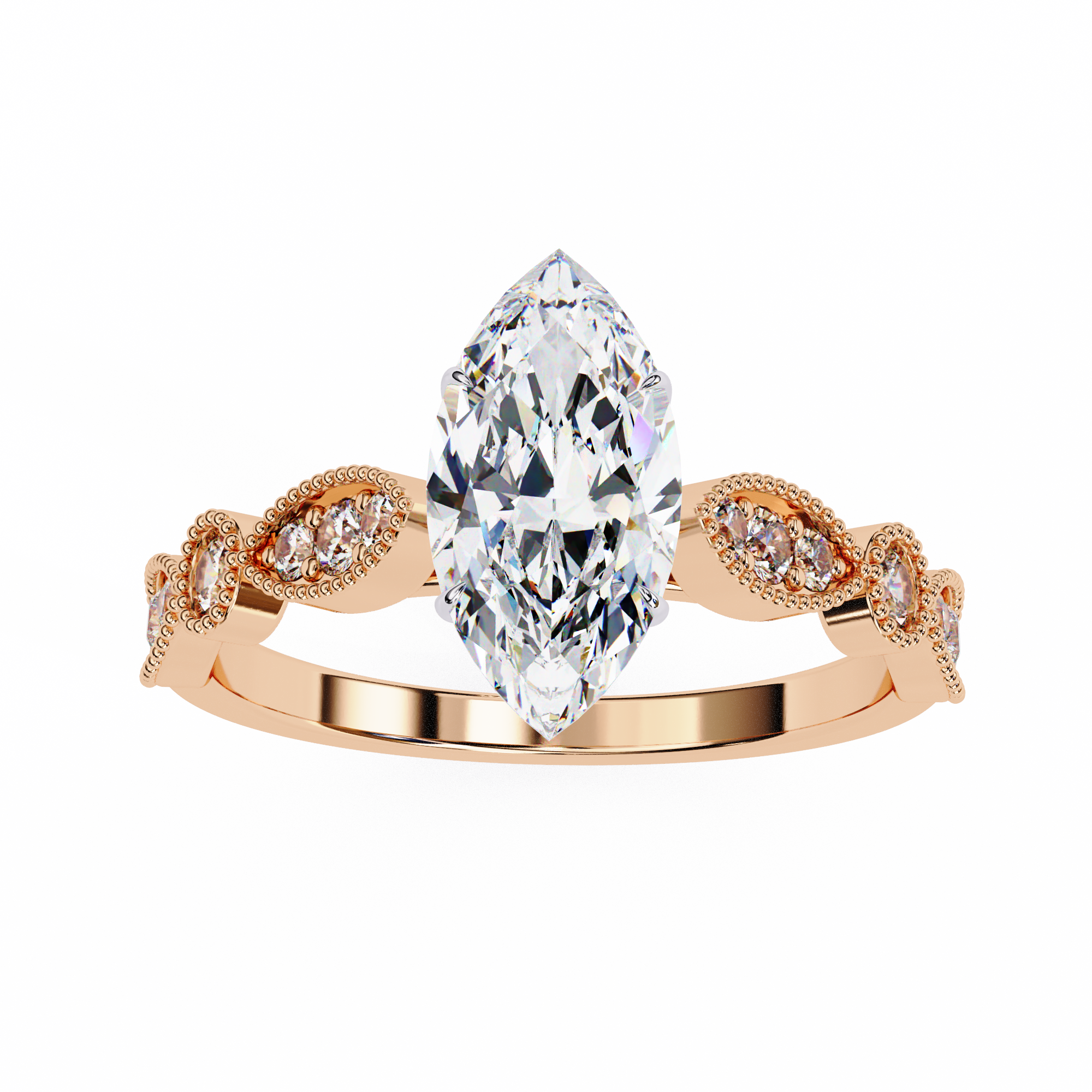 Oropé Classic Radiance Marquise Solitaire Ring | 925 Pure Sterling Silver
