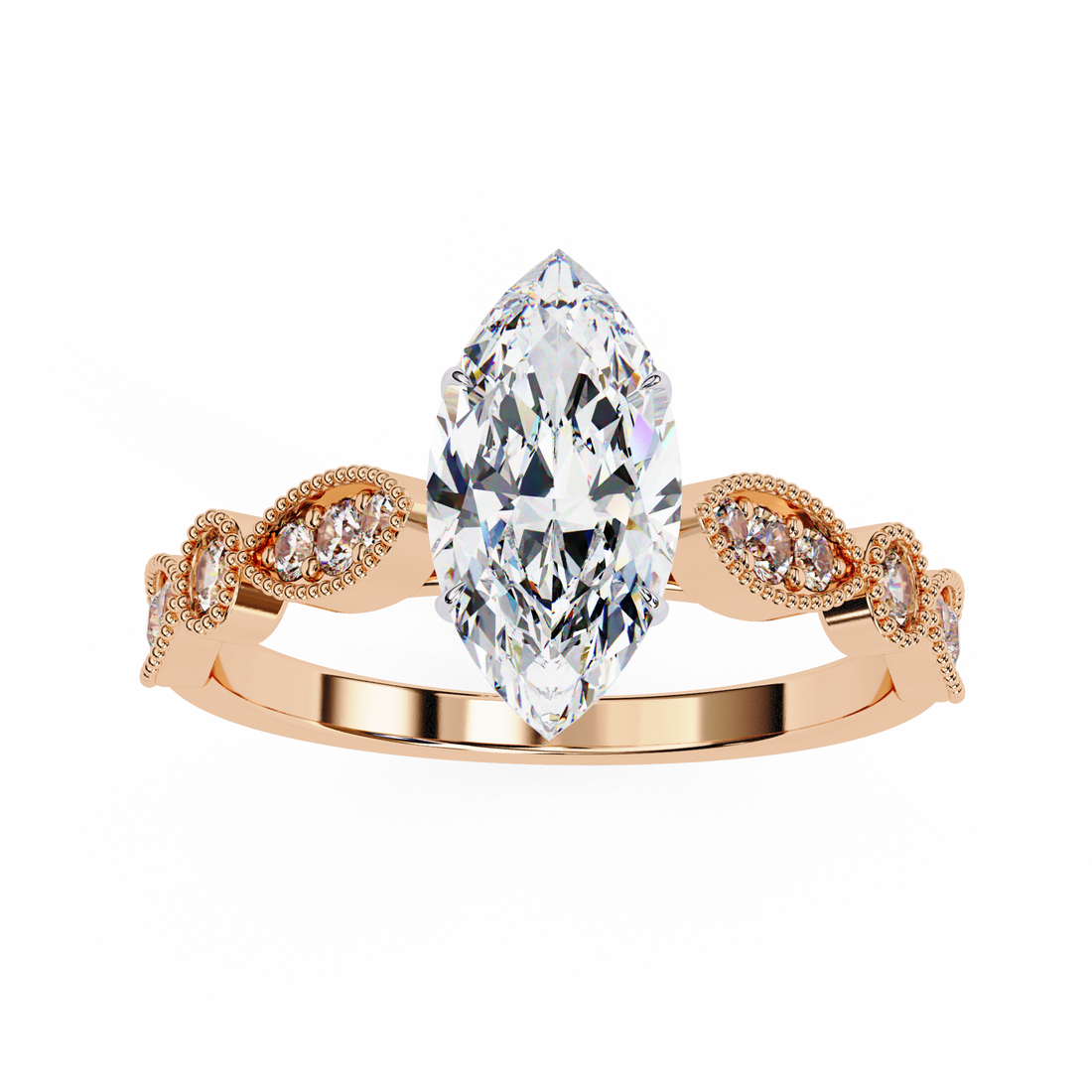Oropé Classic Radiance Marquise Solitaire Ring | 925 Pure Sterling Silver