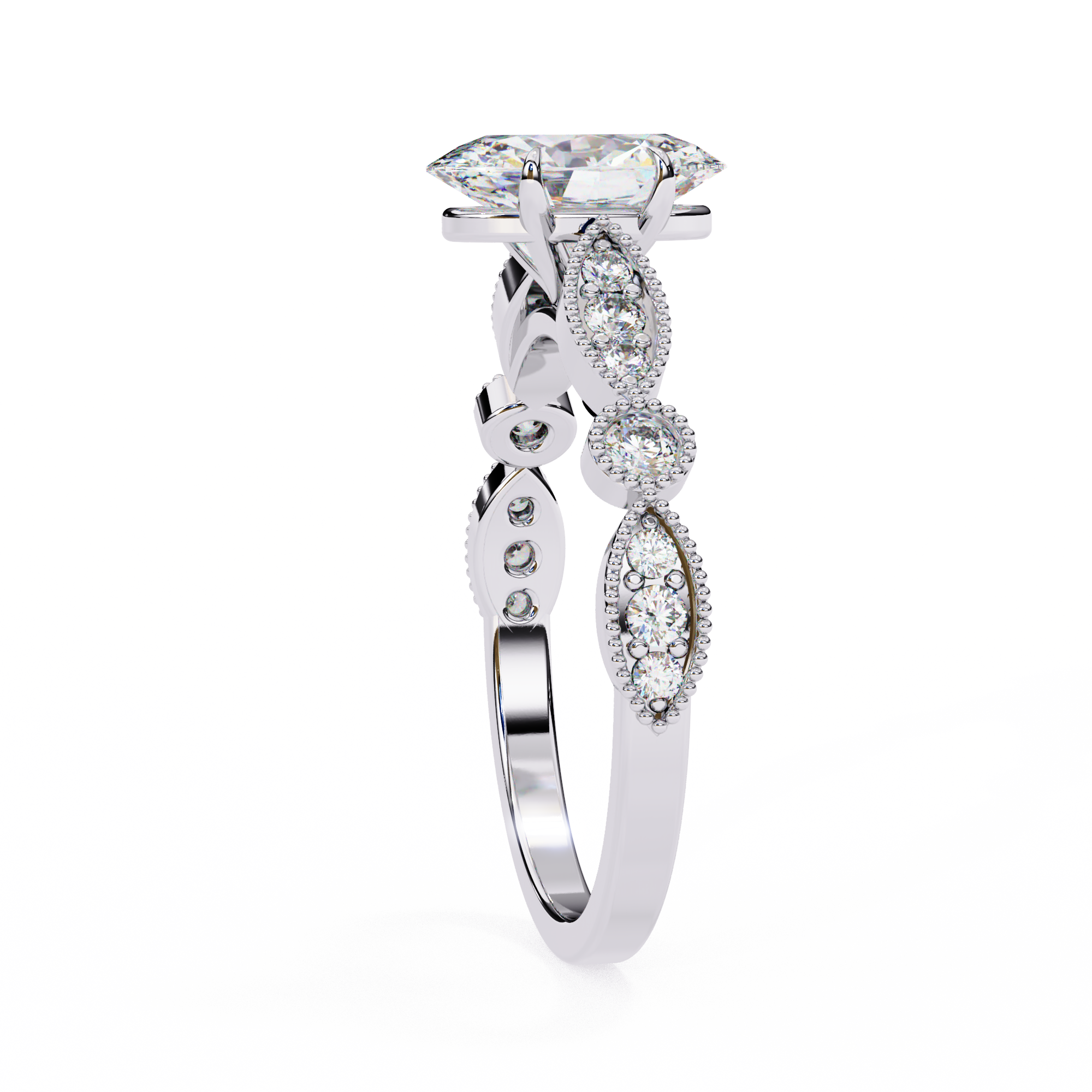 Oropé Classic Radiance Oval Solitaire Ring | 925 Pure Sterling Silver