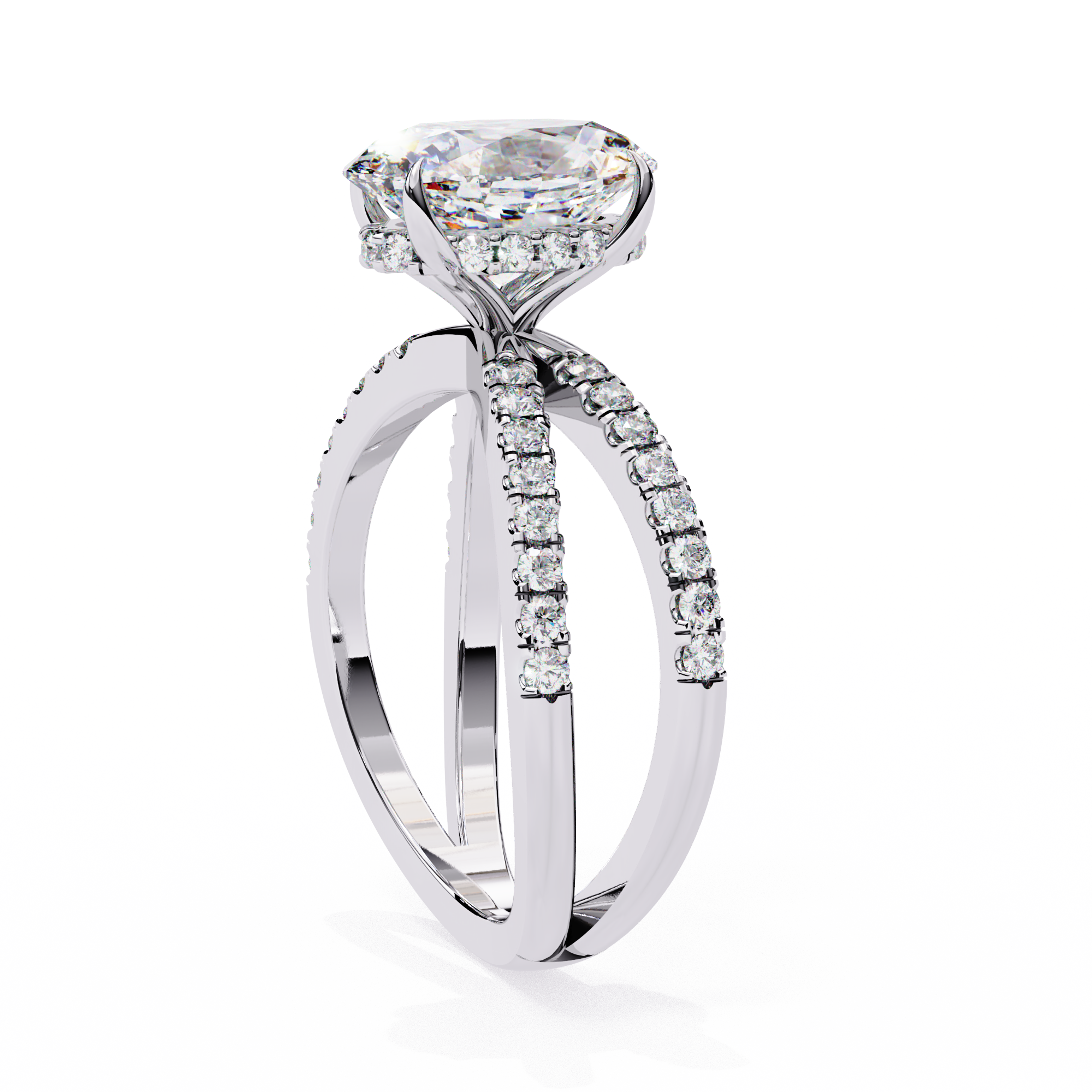 Oropé Classic Radiance Oval Solitaire Ring | 925 Pure Sterling Silver