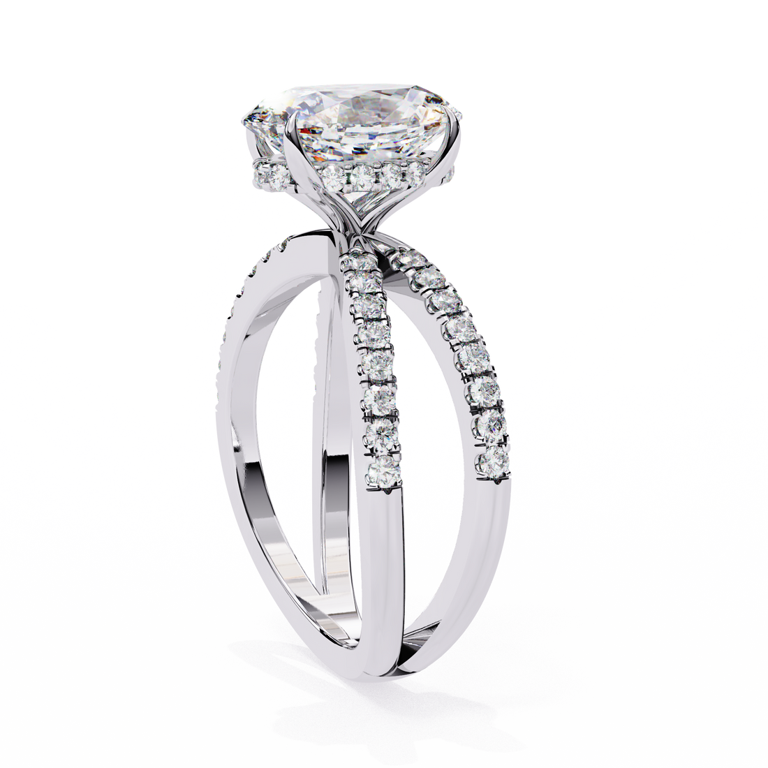 Oropé Classic Radiance Oval Solitaire Ring | 925 Pure Sterling Silver
