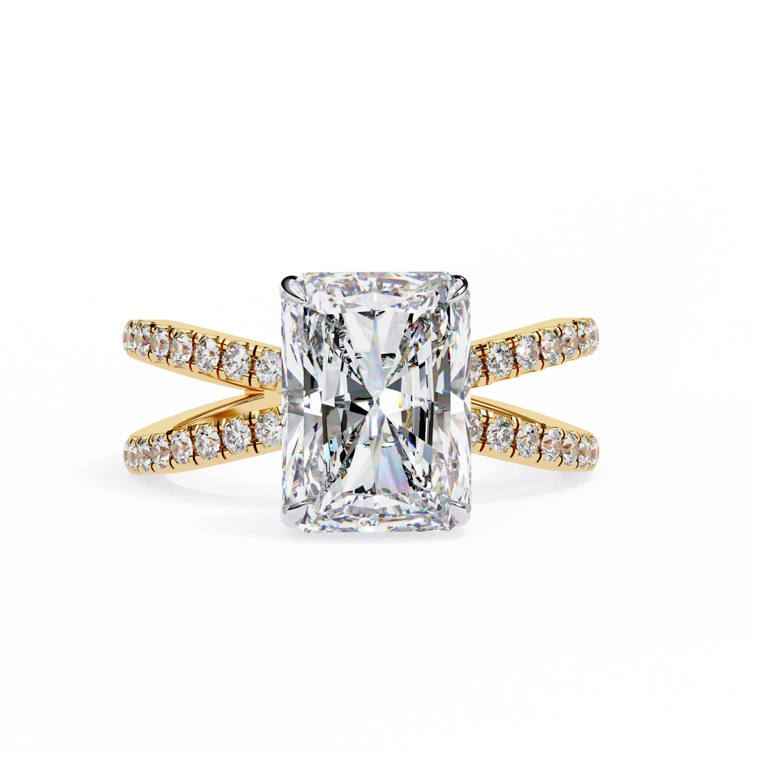 Oropé Classic Radiance Rectangular Solitaire Ring | 925 Pure Sterling Silver