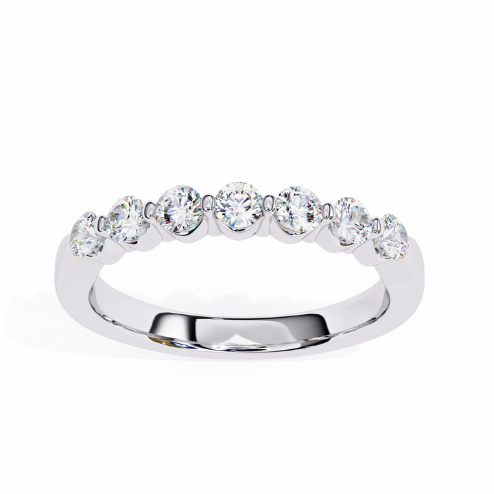 Signature Spark Half Eternity Ring | 925 Pure Sterling Silver