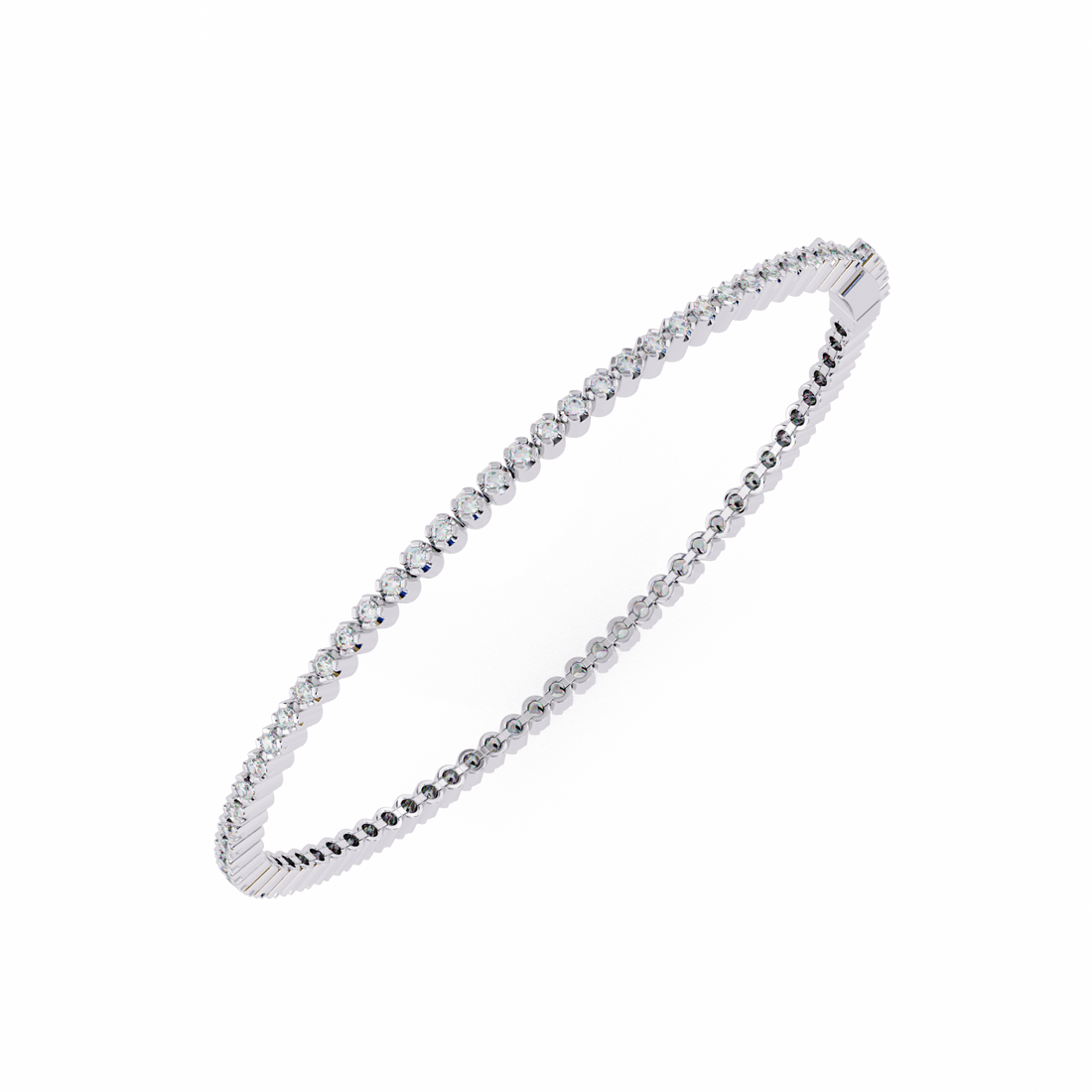 silver stone bracelet