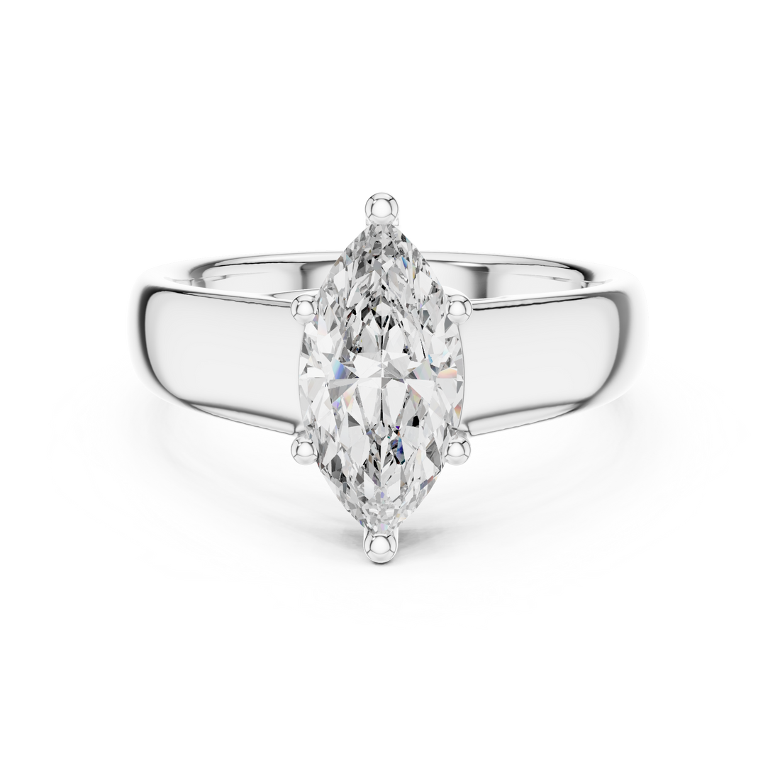 Oropé Classic Radiance Round Solitaire Ring | 925 Pure Sterling Silver