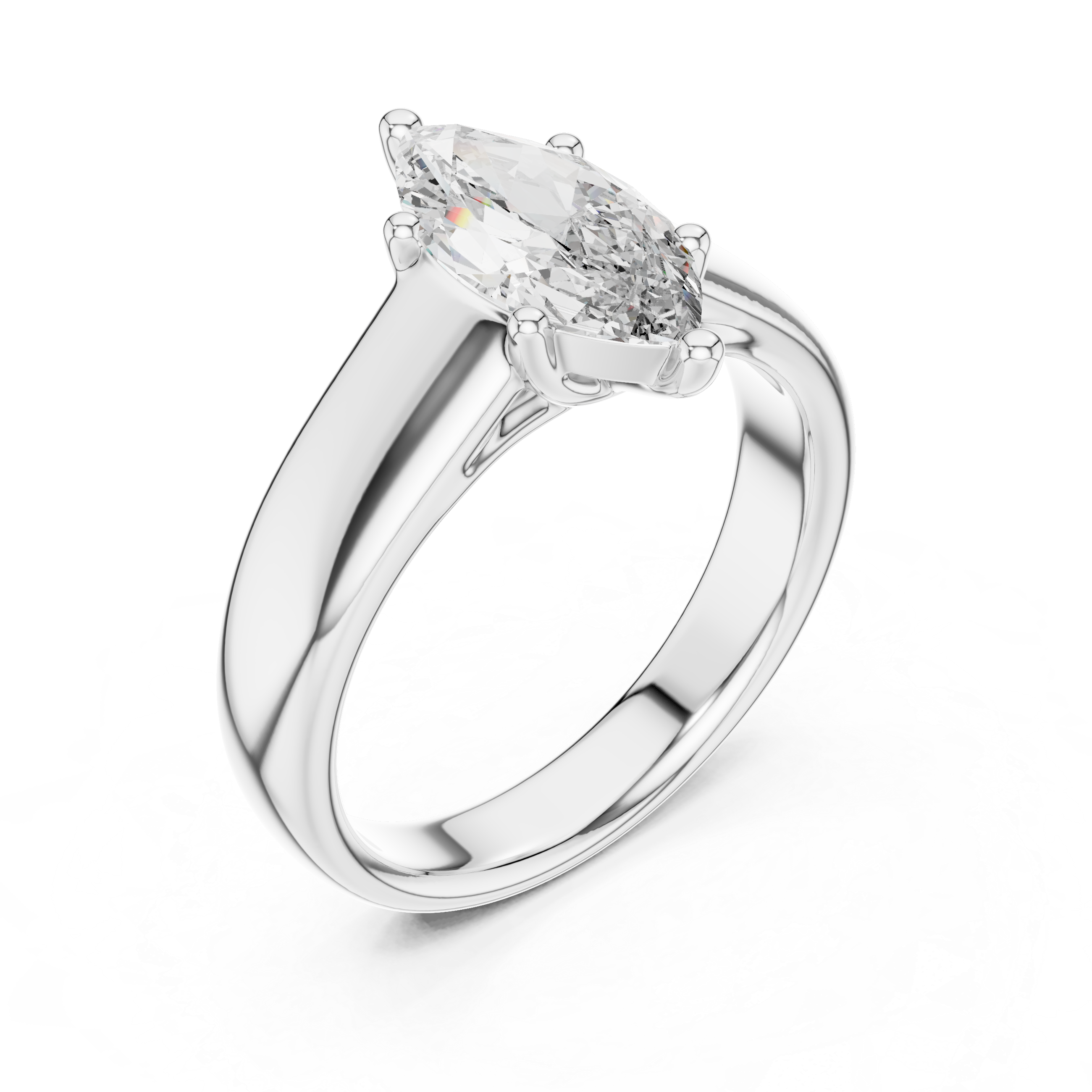 Oropé Classic Radiance Round Solitaire Ring | 925 Pure Sterling Silver