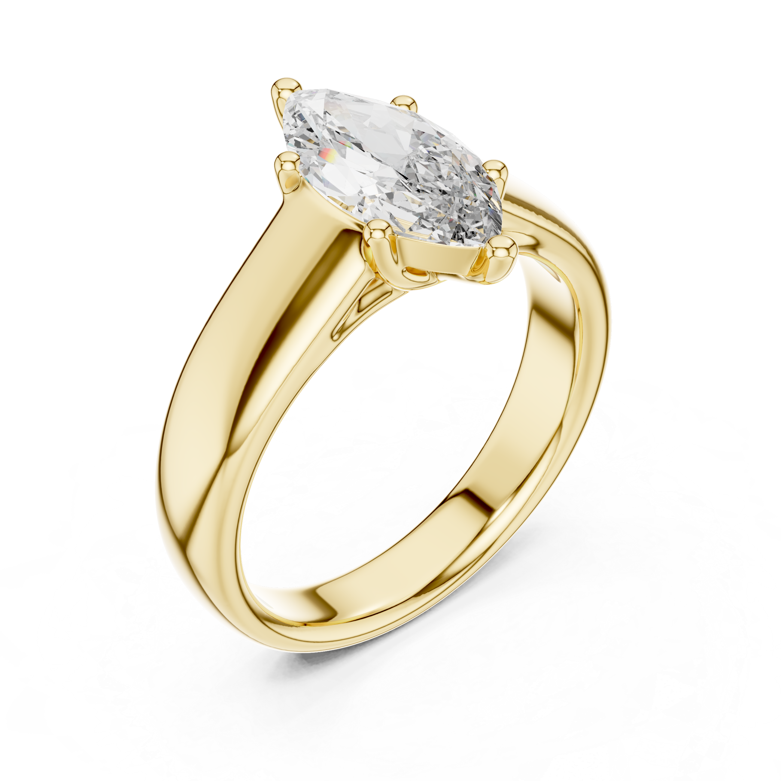 Oropé Classic Radiance Round Solitaire Ring | 925 Pure Sterling Silver