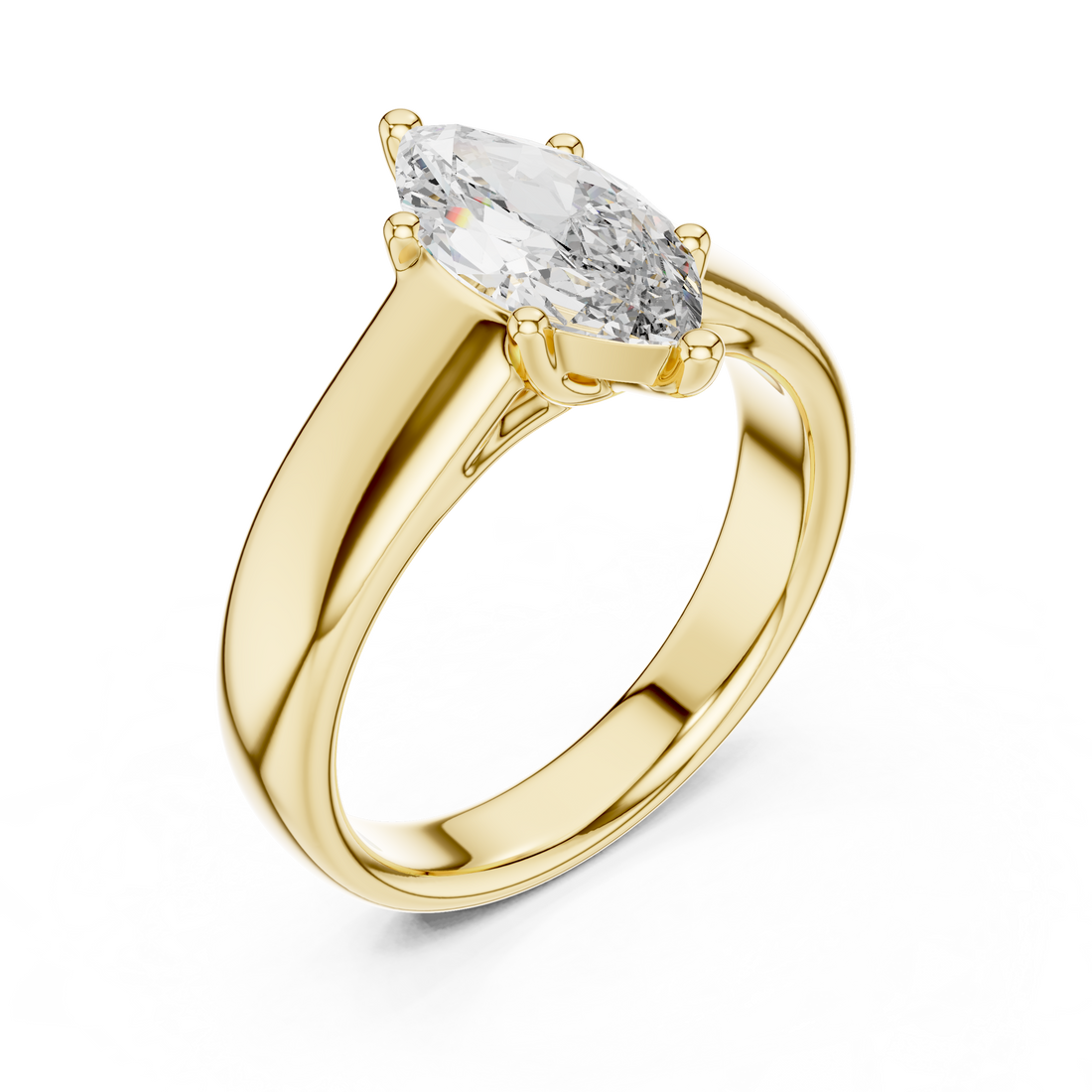 Oropé Classic Radiance Round Solitaire Ring | 925 Pure Sterling Silver