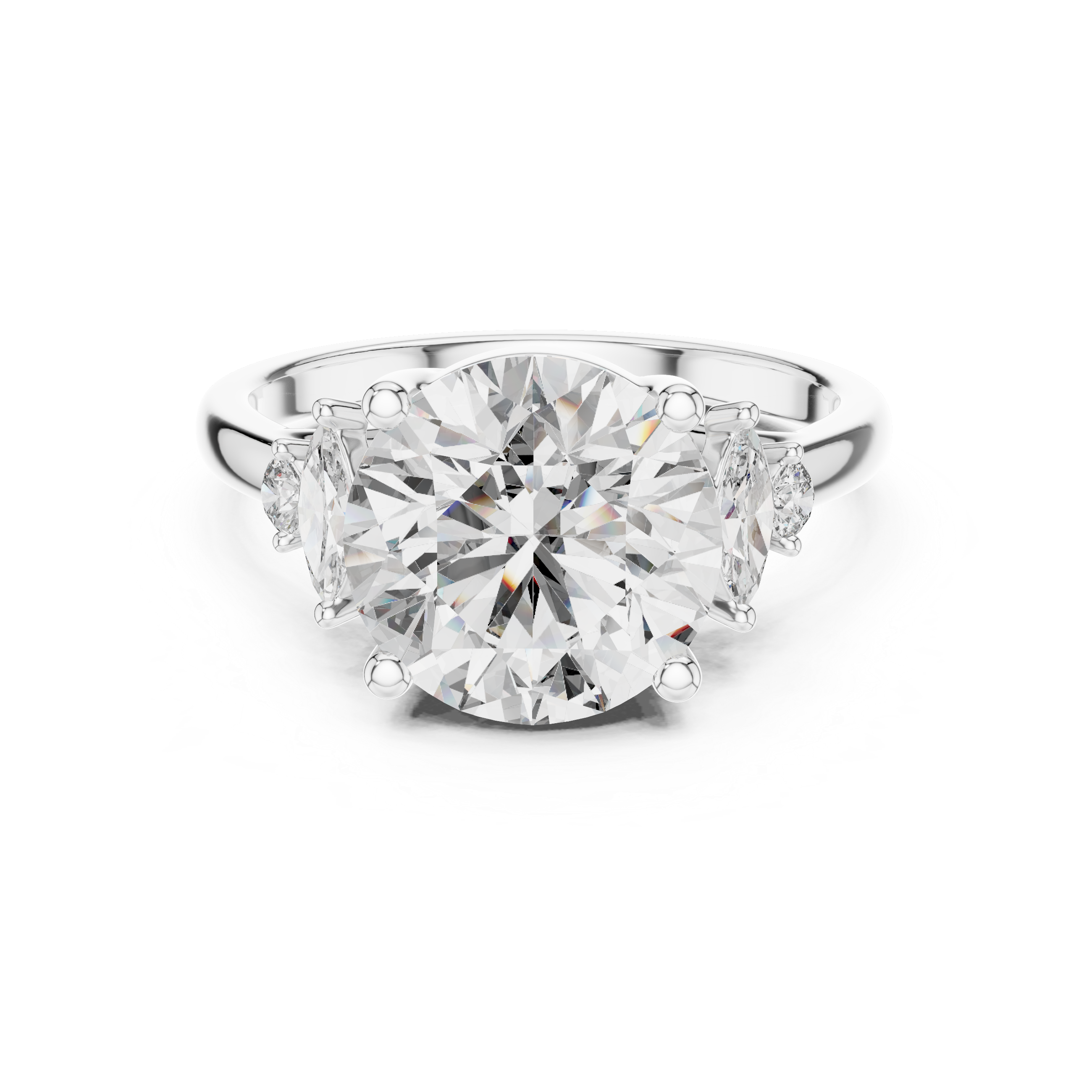 Oropé Classic Radiance Marquise Accent Solitaire Ring | 925 Pure Sterling Silver