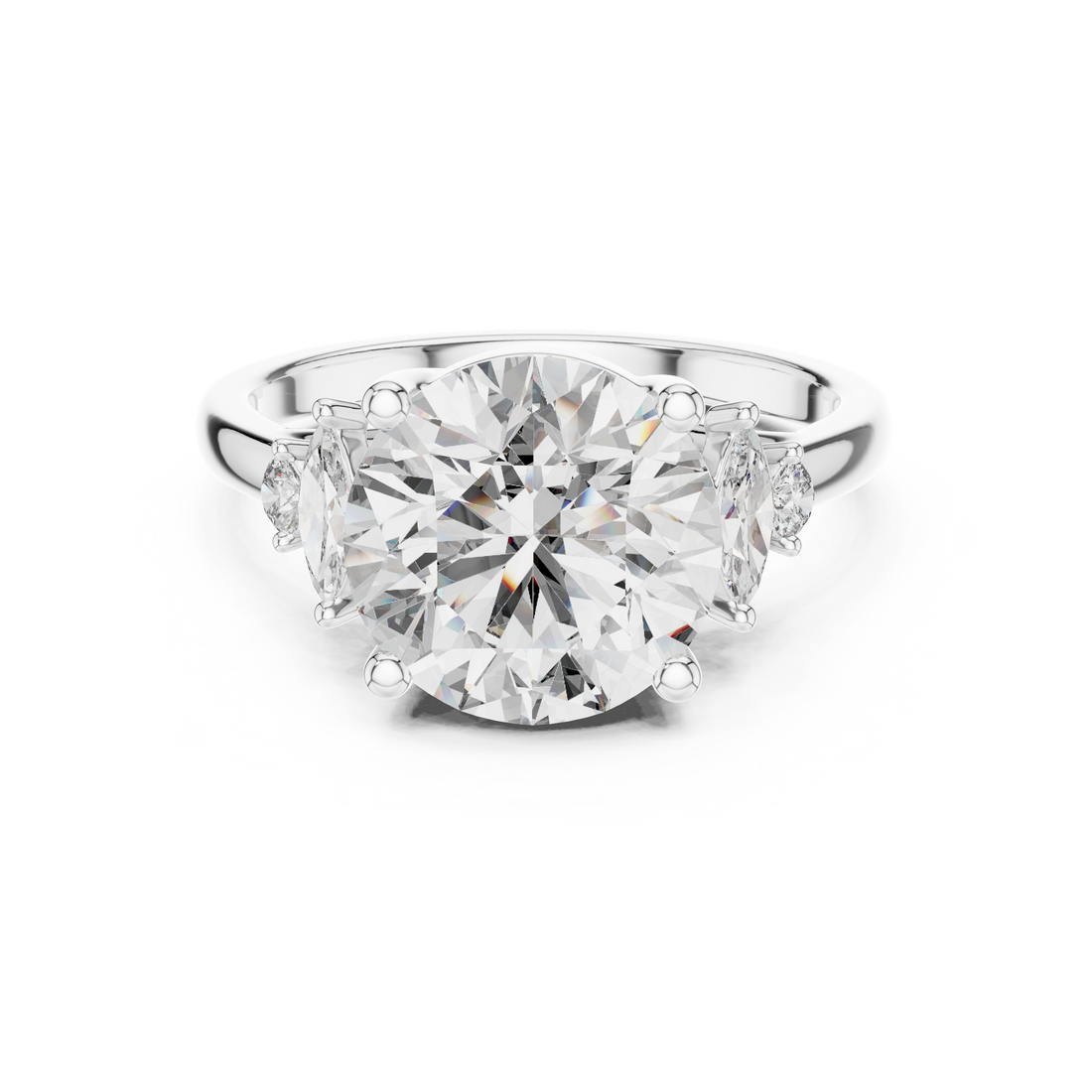 Oropé Classic Radiance Marquise Accent Solitaire Ring | 925 Pure Sterling Silver