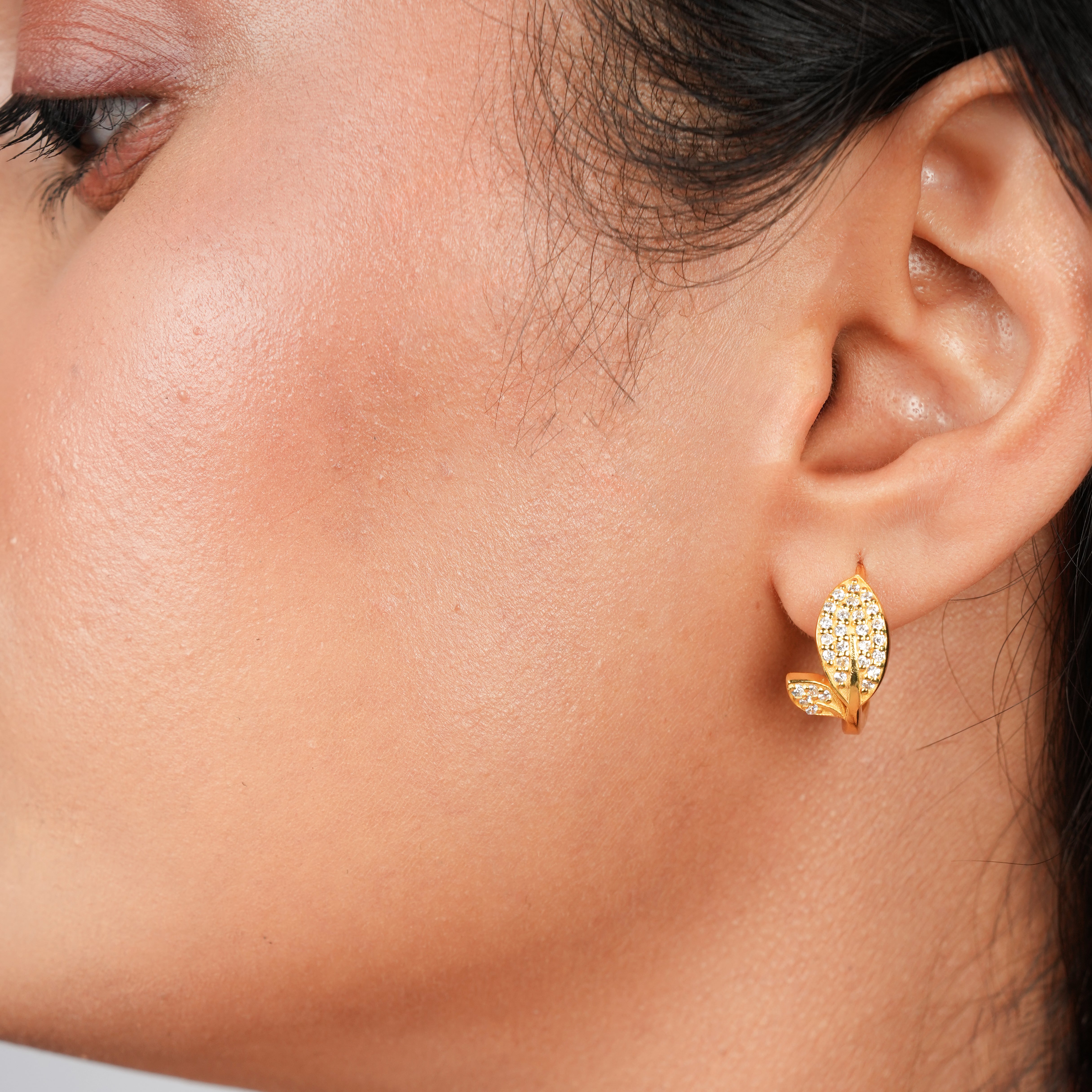 Orope's Luxe Bloom Stud Earrings Made With Pure 925 Silver