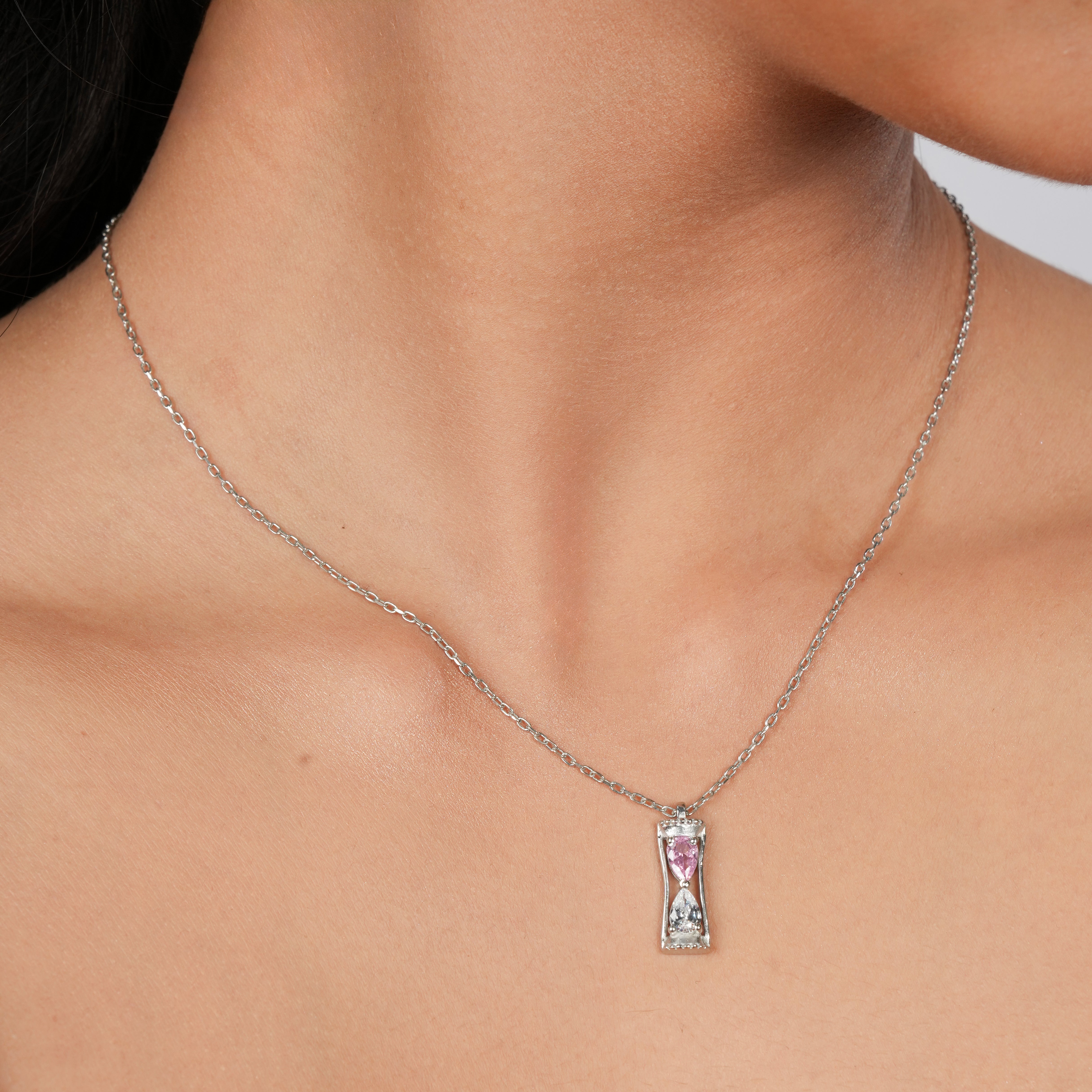 Orope's Celeste Hour Pendant Necklace Made With Pure 925 Pure Sterling Silver