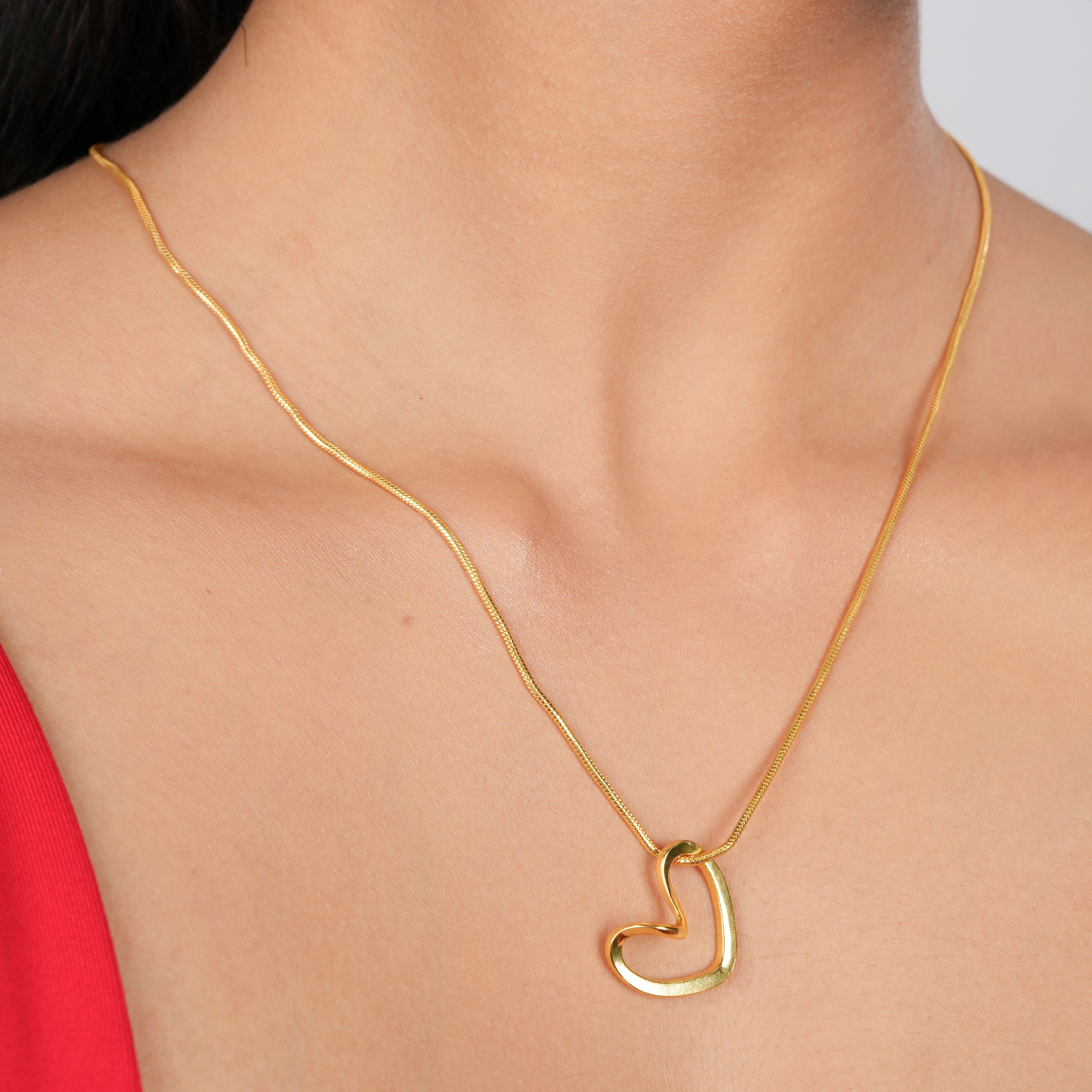 Orope's Amoré Heart Necklace Made With Pure 925 Pure Sterling Silver