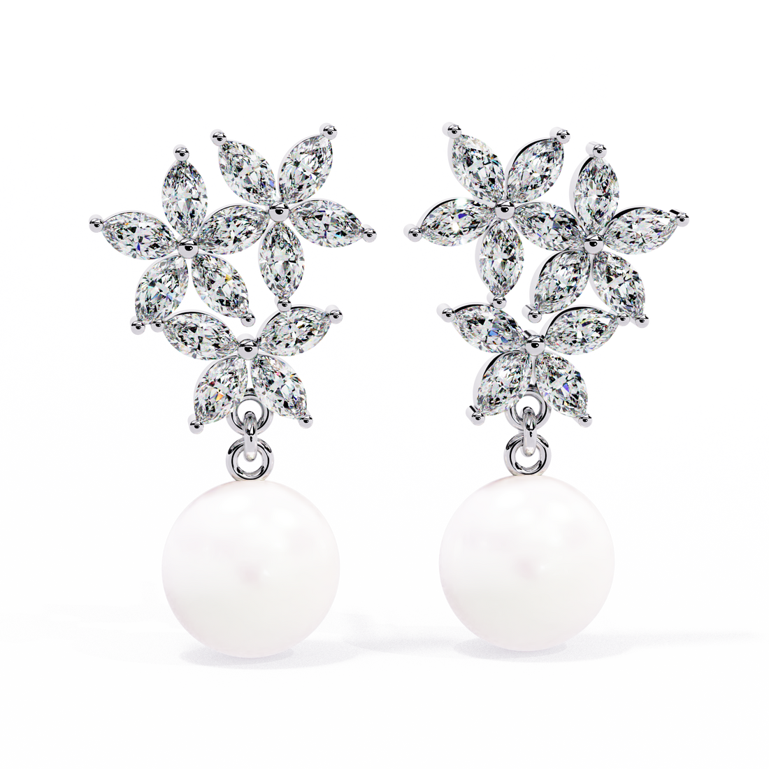 Pearl Drop Earrings | 925 Sterling Silver