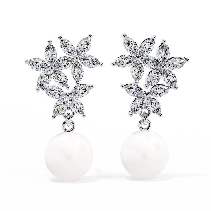 Pearl Drop Earrings | 925 Sterling Silver