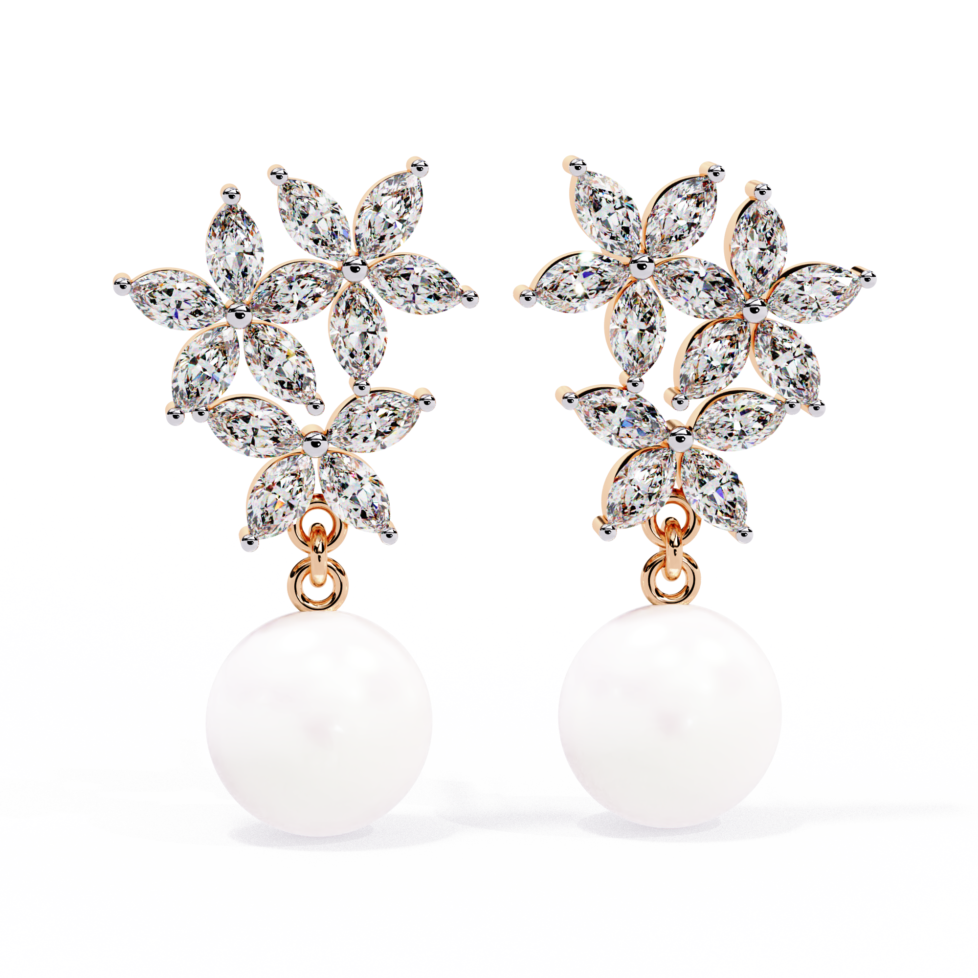 Pearl Drop Earrings | 925 Sterling Silver