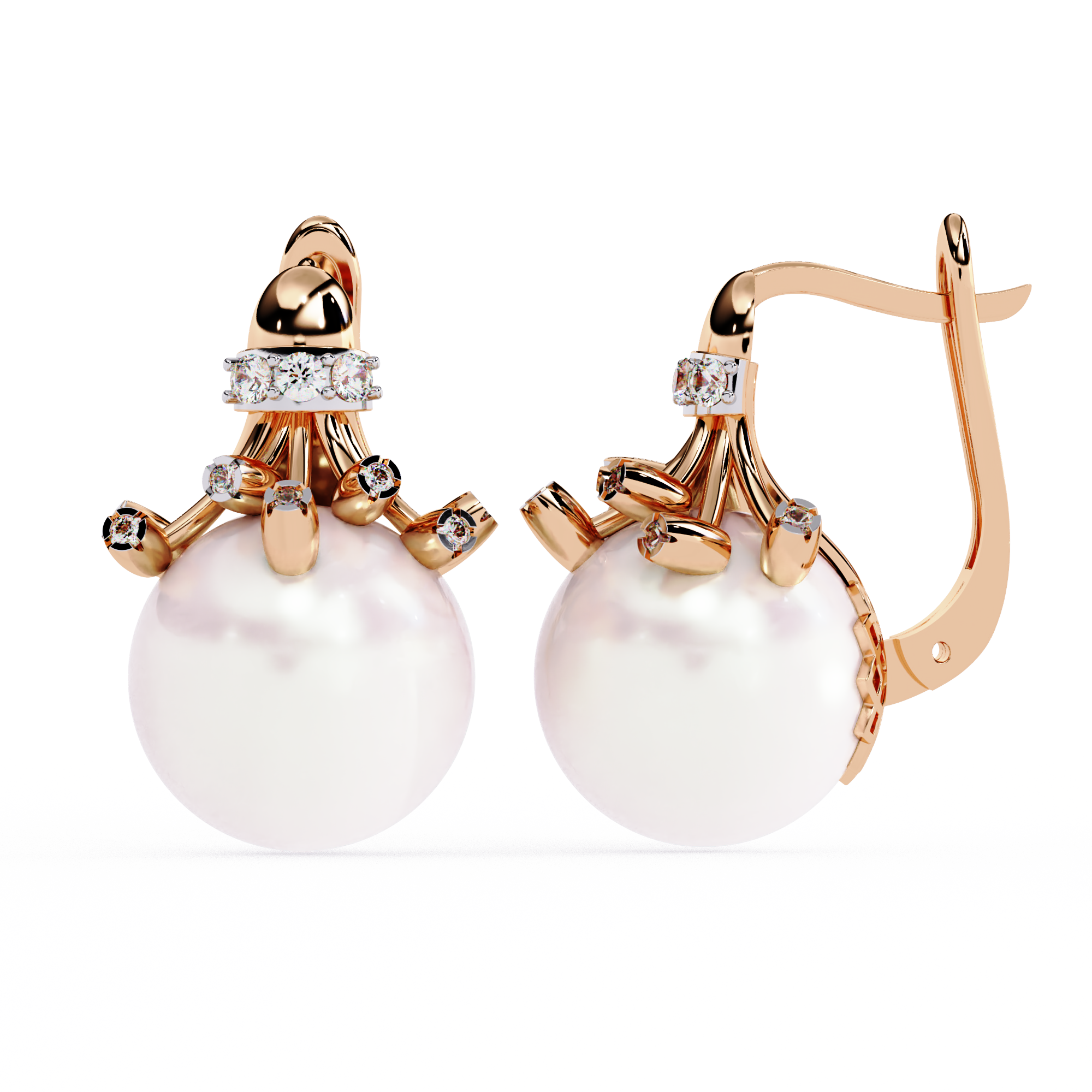 Luna Pearl Drop Earrings | 925 Sterling Silver