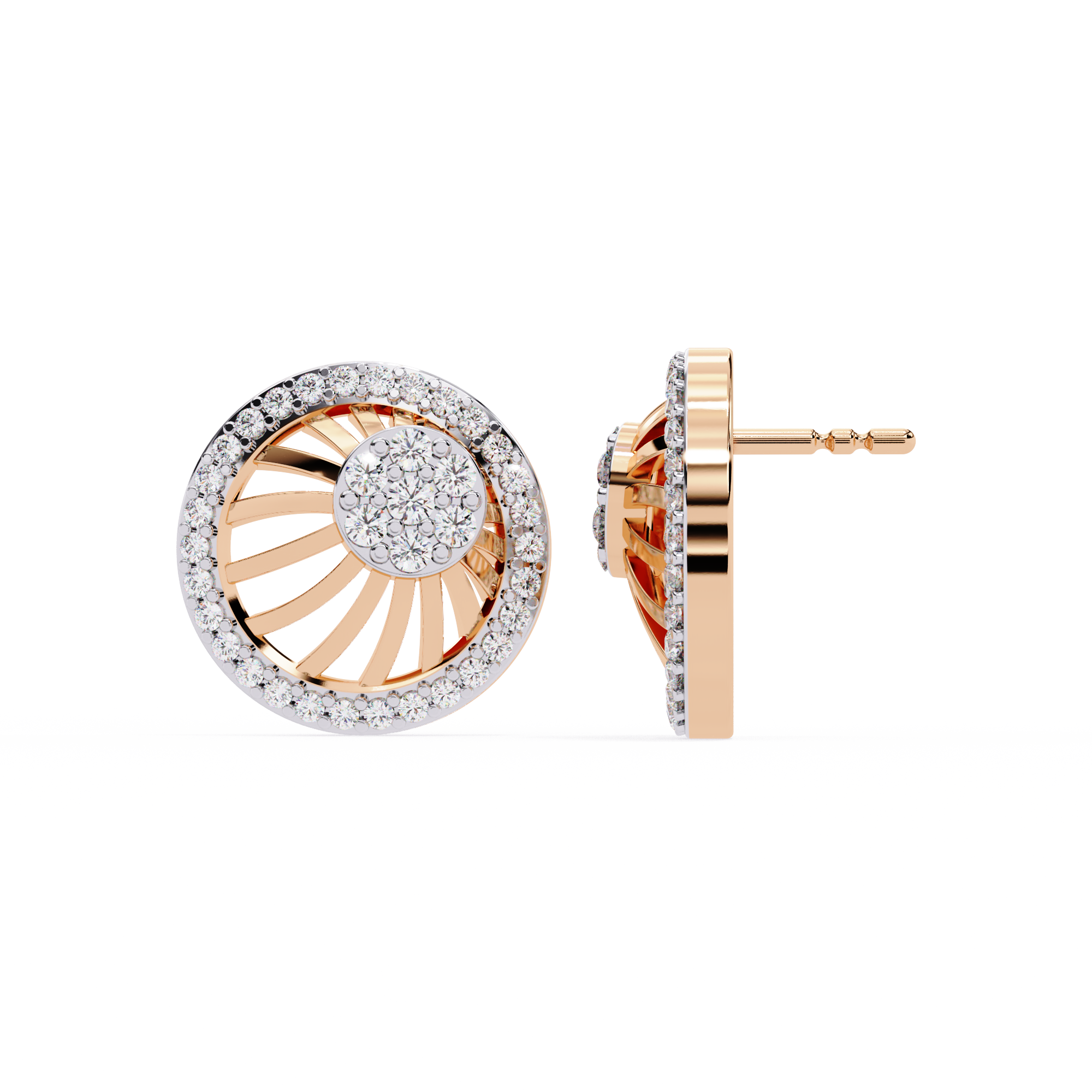 Celestial Wheel Studs | 925 Sterling Silver