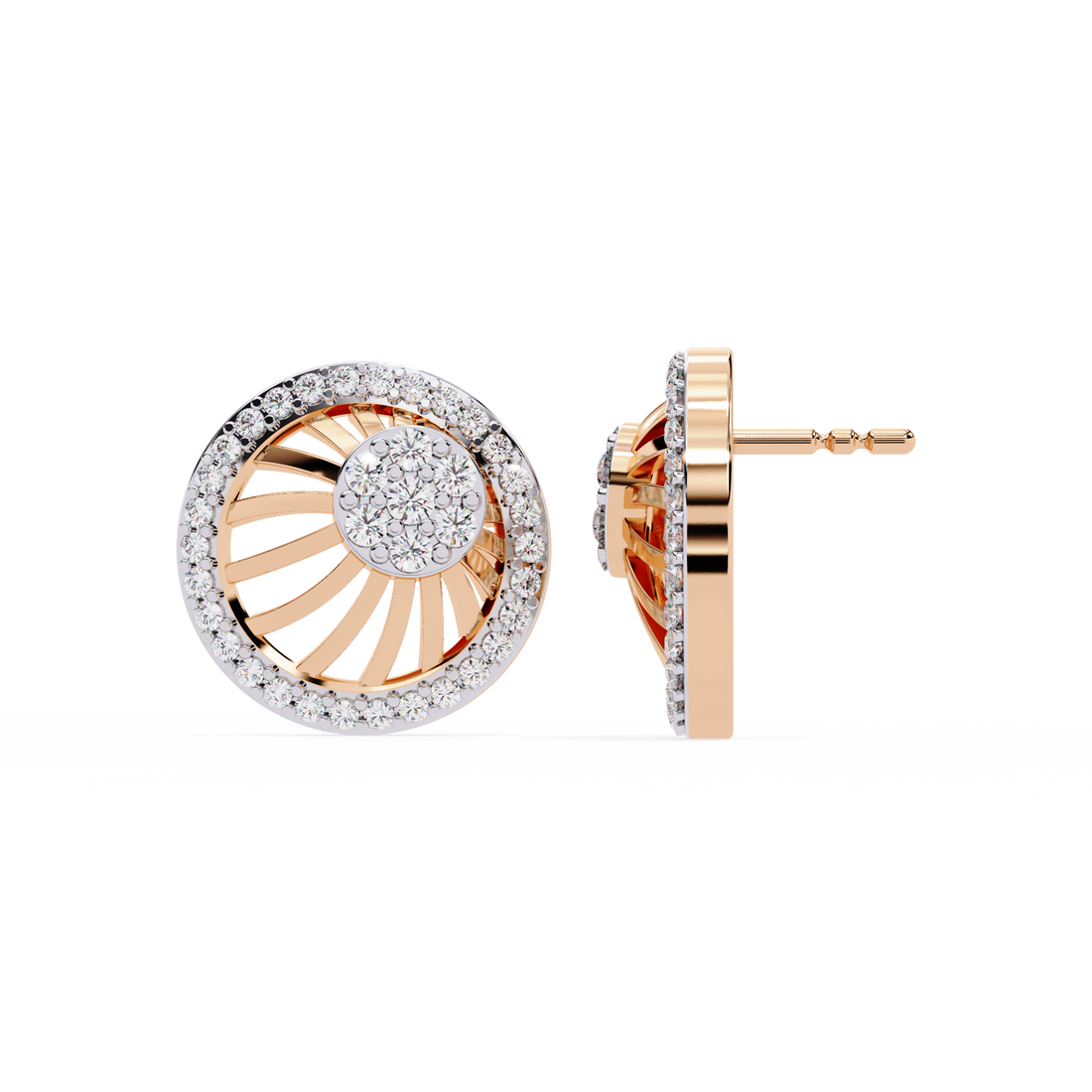 Celestial Wheel Studs | 925 Sterling Silver