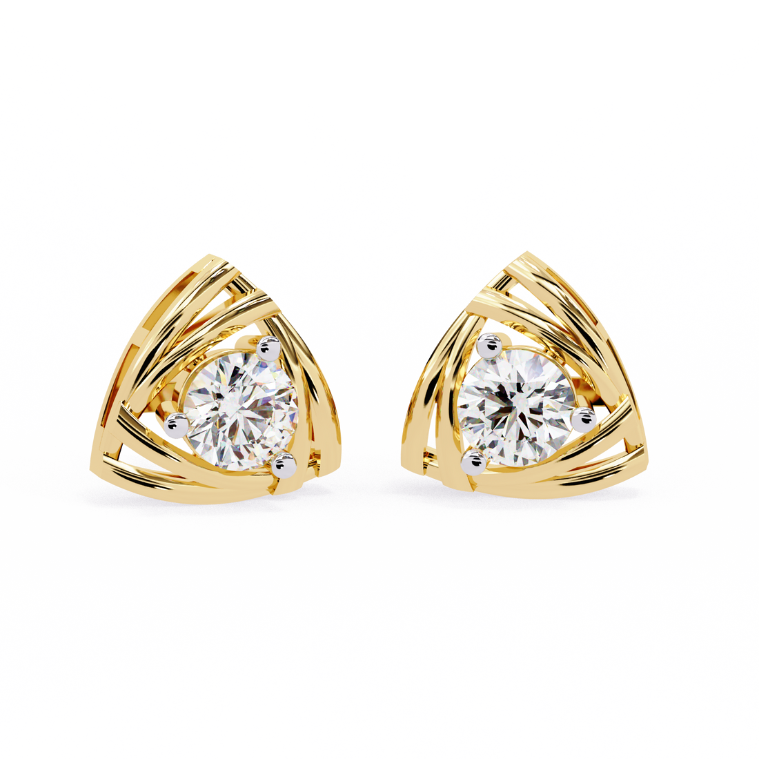 Tria Glow Studs | 925 Sterling Silver