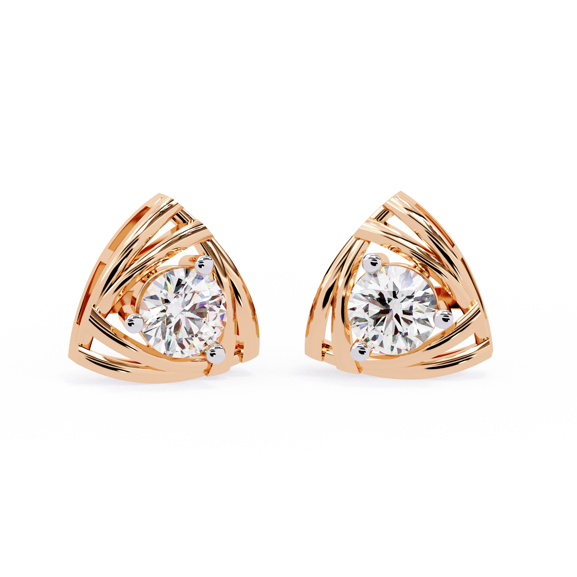 Tria Glow Studs | 925 Sterling Silver