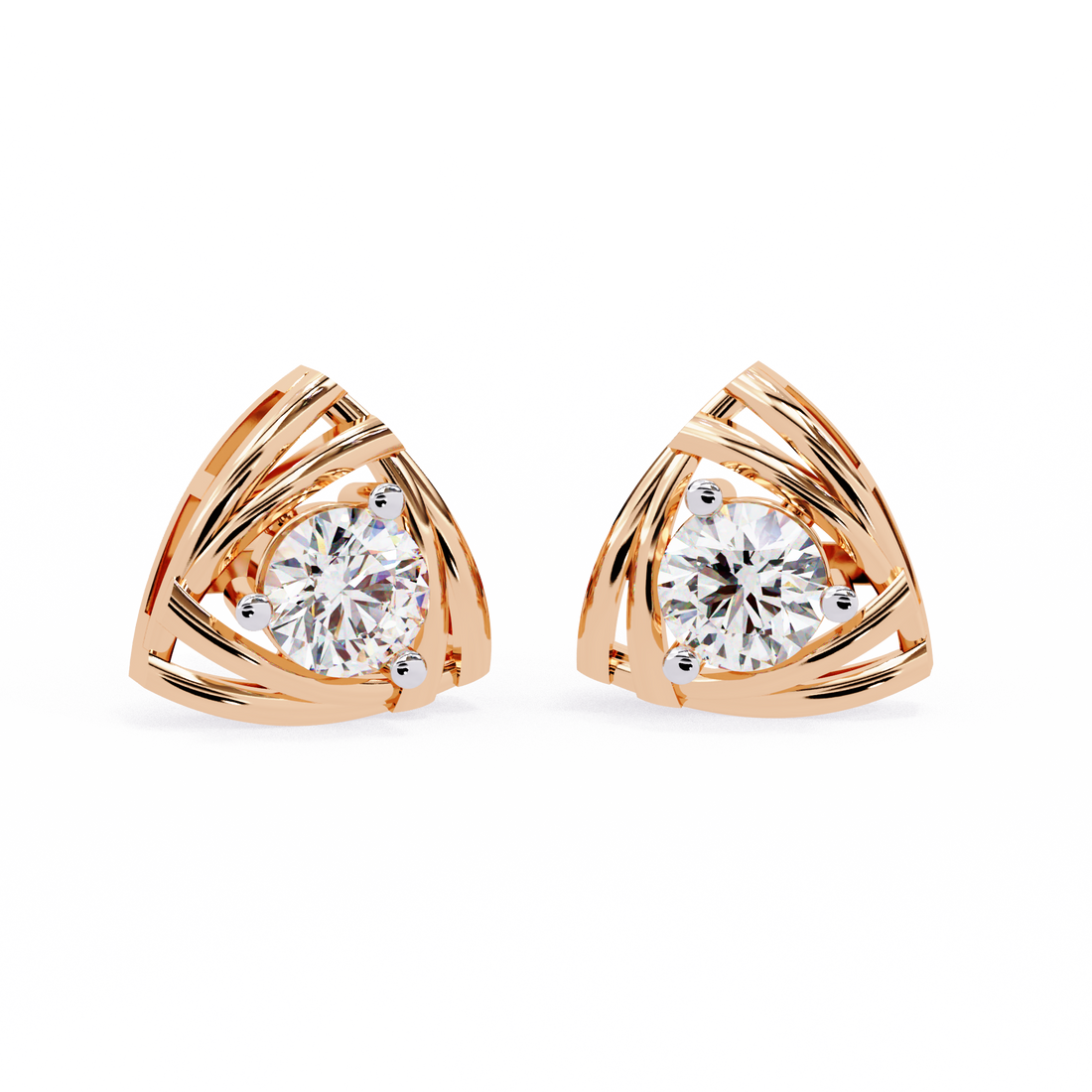 Tria Glow Studs | 925 Sterling Silver