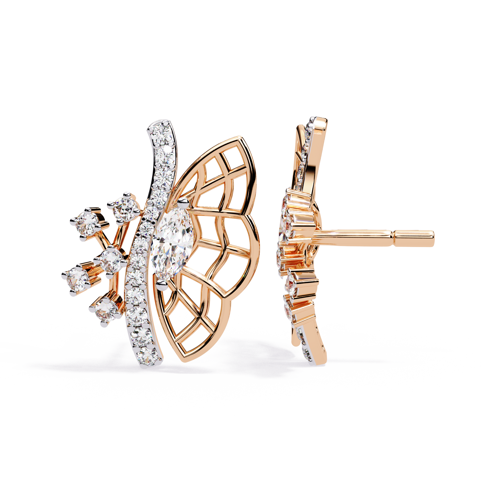 Eclipse Elegance Studs | 925 Sterling Silver