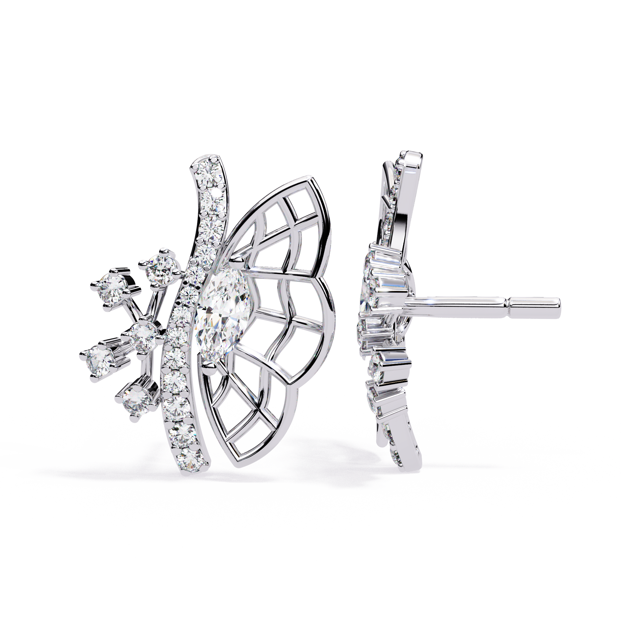 Eclipse Elegance Studs | 925 Sterling Silver