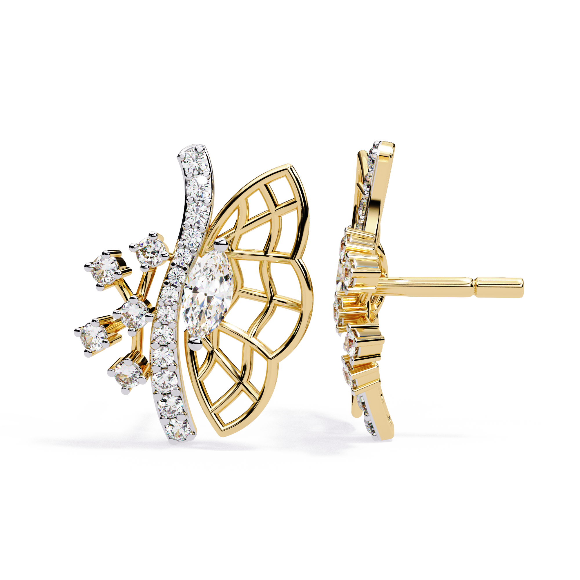 Eclipse Elegance Studs | 925 Sterling Silver