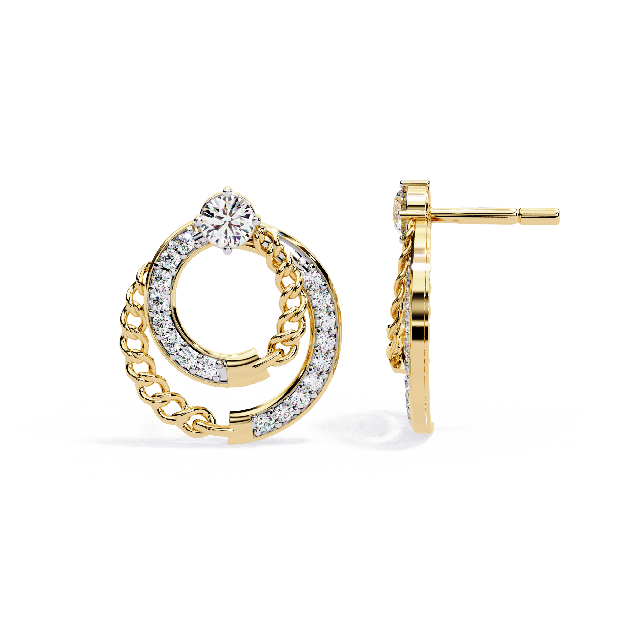 Celeste Orbit Studs | 925 Sterling Silver