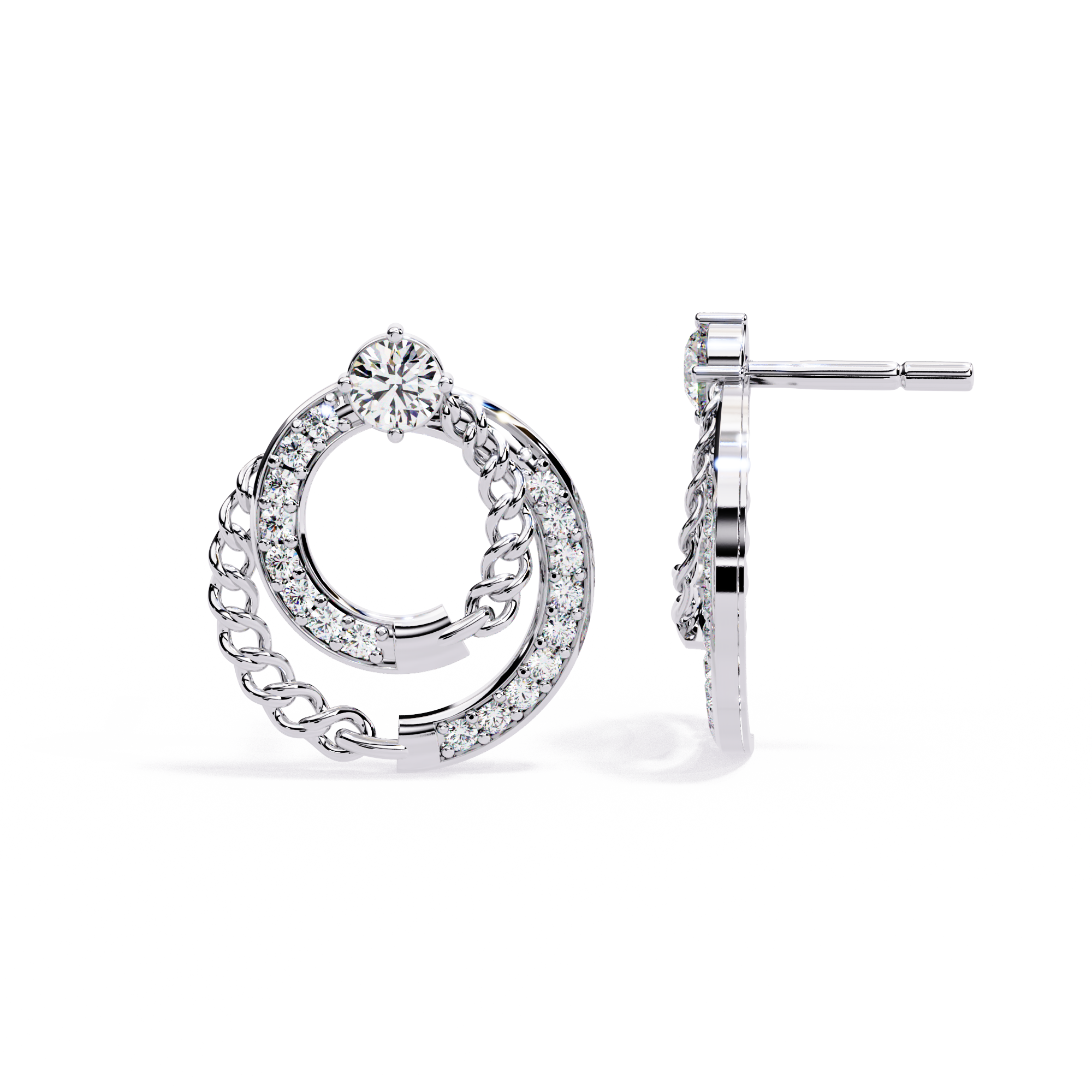 Celeste Orbit Studs | 925 Sterling Silver