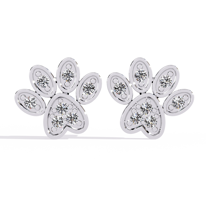 Flora Spark Stud Earrings | 925 Sterling Silver