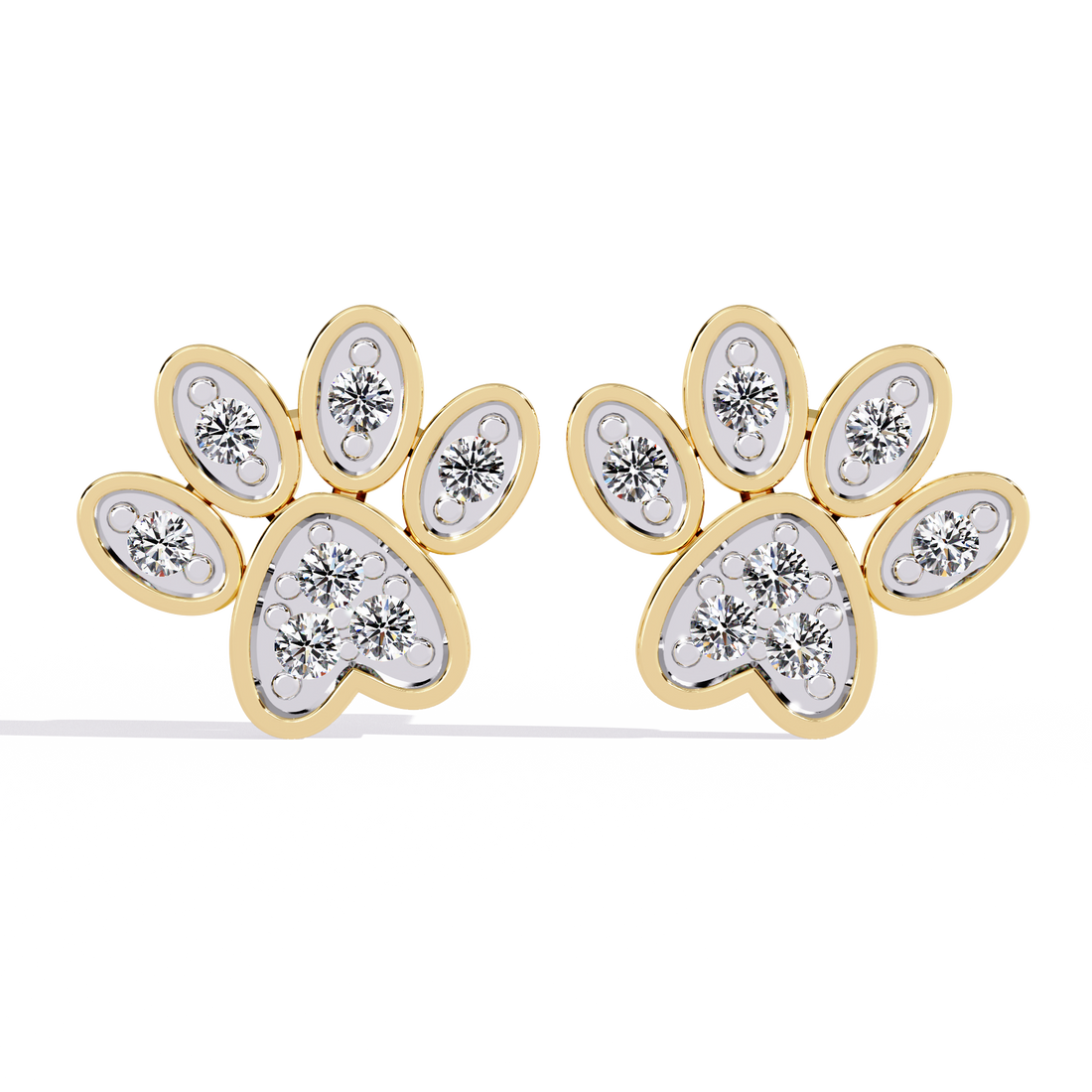 Flora Spark Stud Earrings | 925 Sterling Silver
