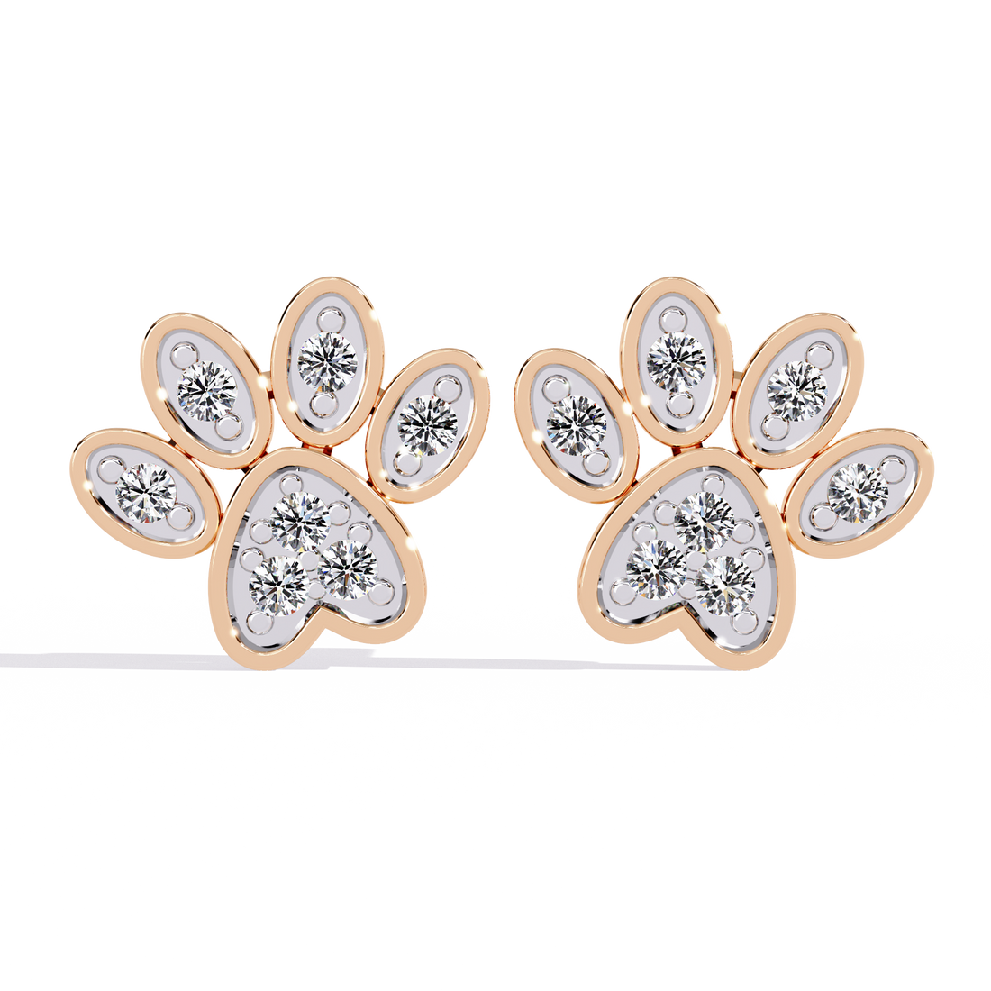 Flora Spark Stud Earrings | 925 Sterling Silver