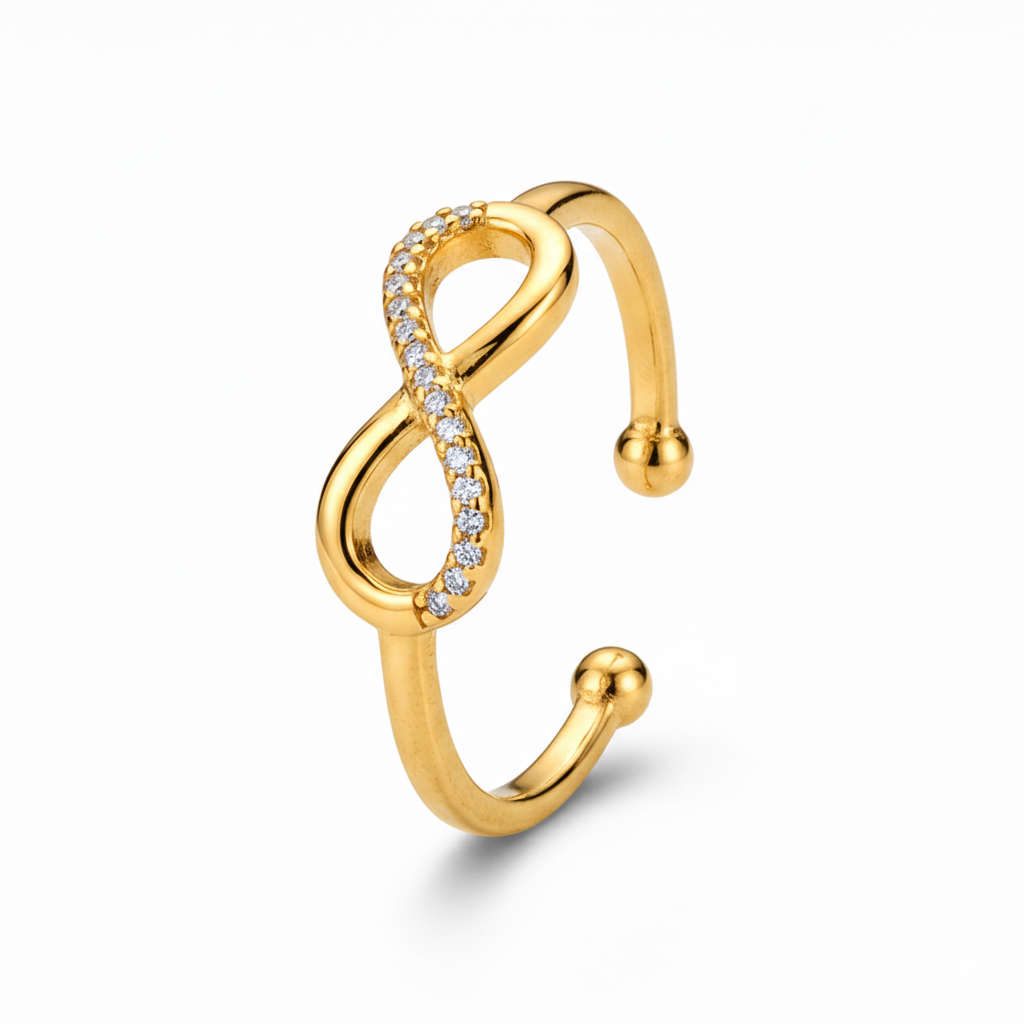Orope's Infinity Love Ring Made With Pure 925 Hallmarked Silver