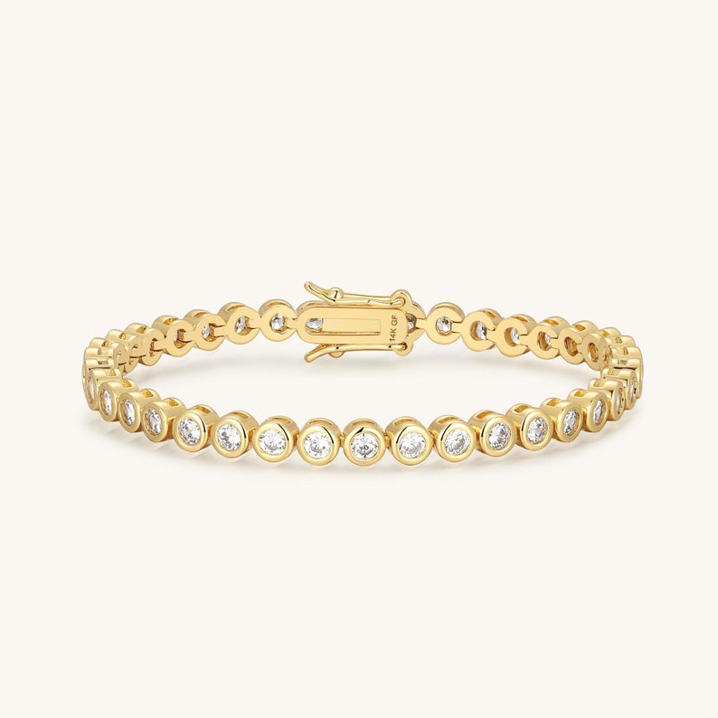gold stone bracelet