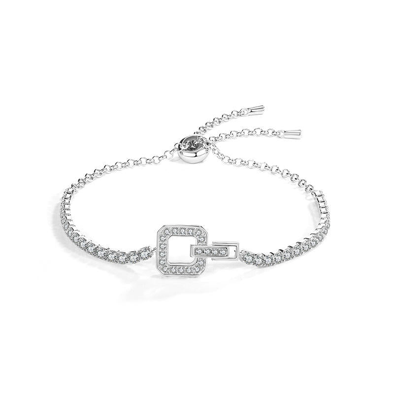 Orope’s New Square Buckle Luxury Bracelet made with 925 Pure Sterling Silver