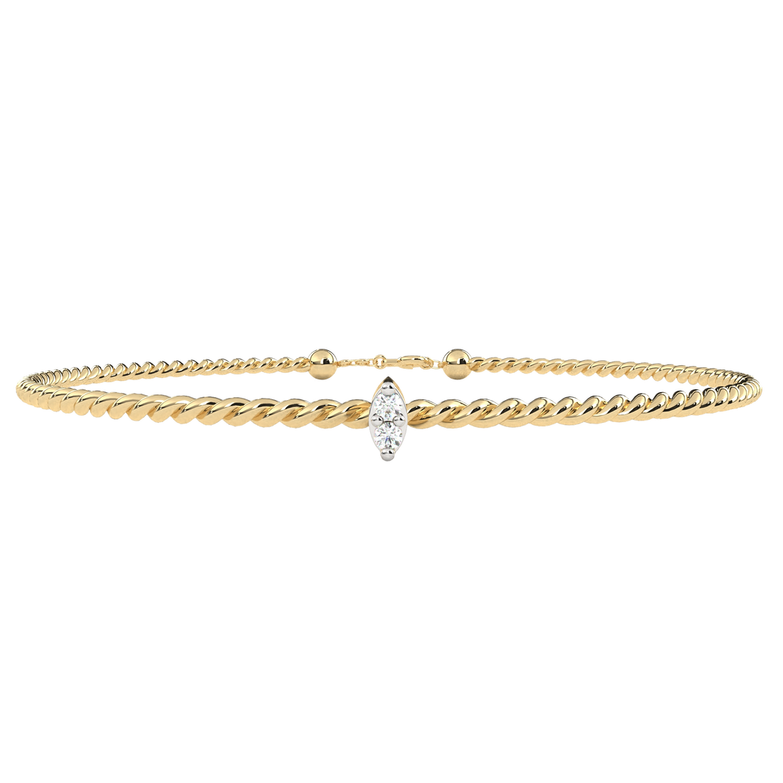 Rope Style Bracelet for Women made with pure 925 Silver