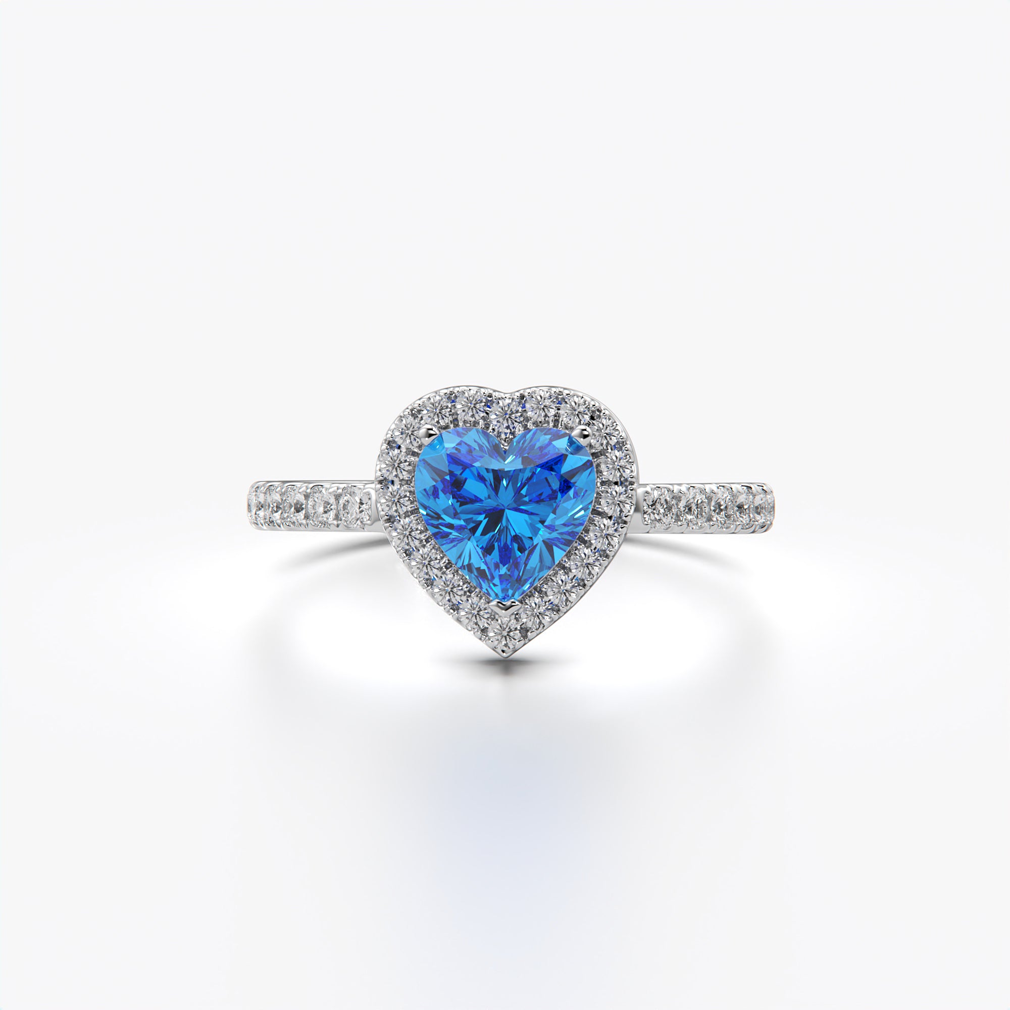 Orope's Blue Serenade Ring Made With Pure 925 Hallmarked Silver ( Adjustable Size)